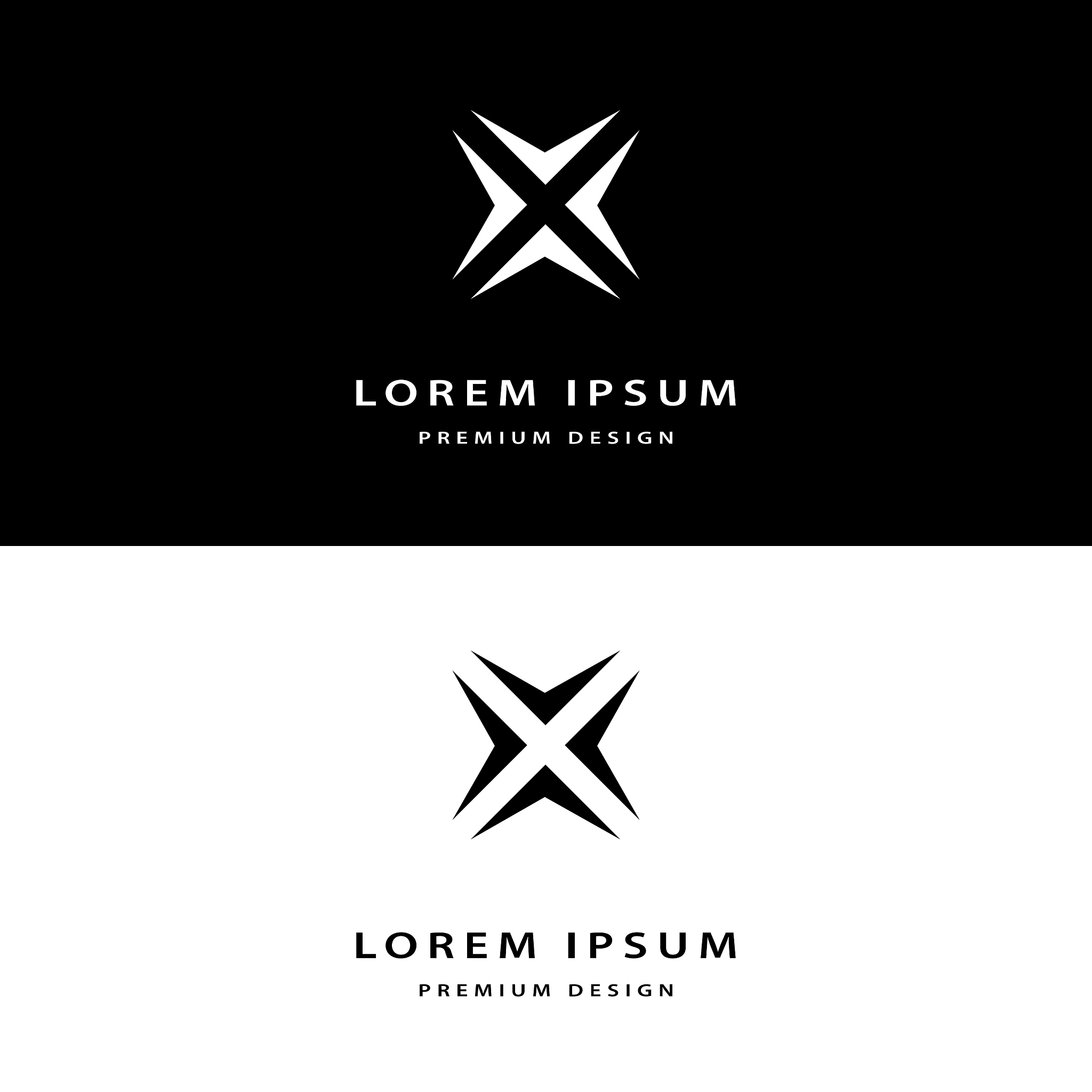 creative icon monogram design elements