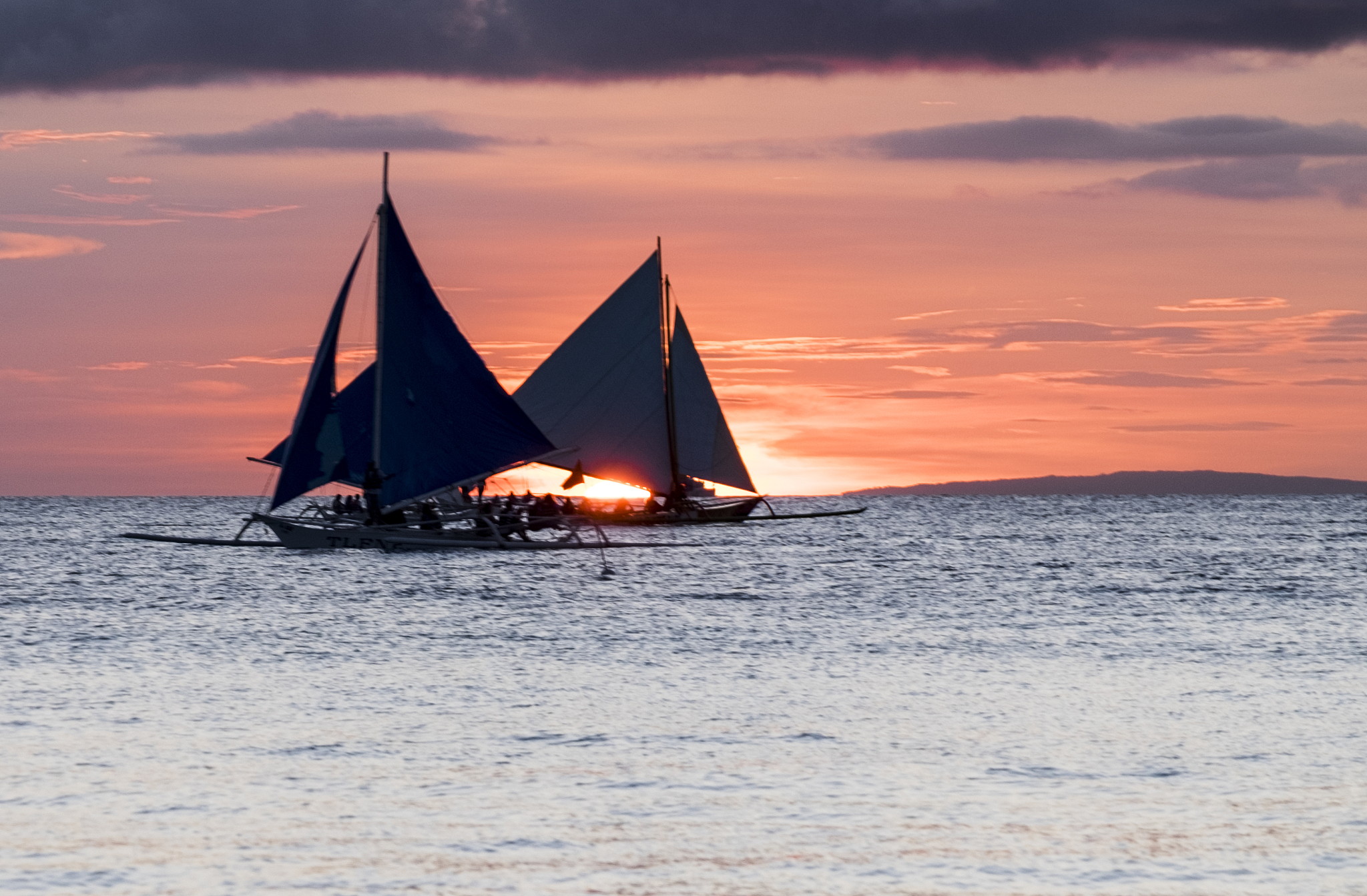 boracay island is one of the most beautiful sunsets in the world