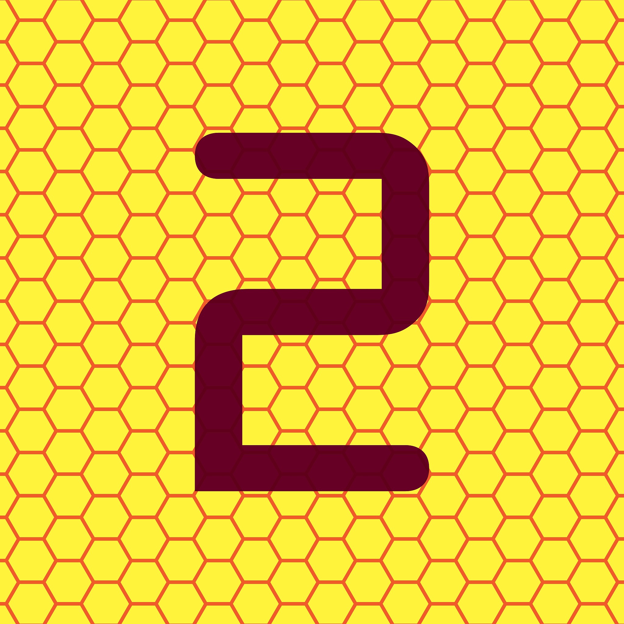 number two icon symbol flat modern web design with long shadow a