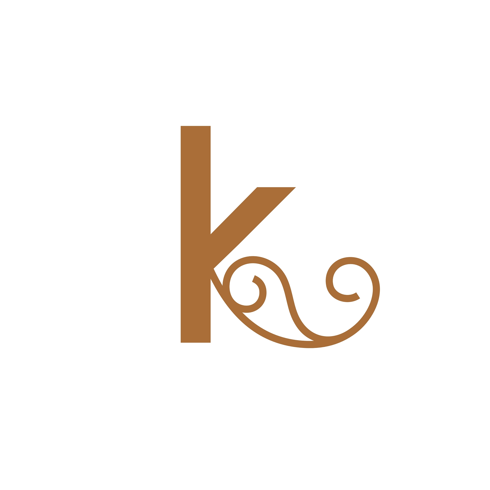 sign the letter k