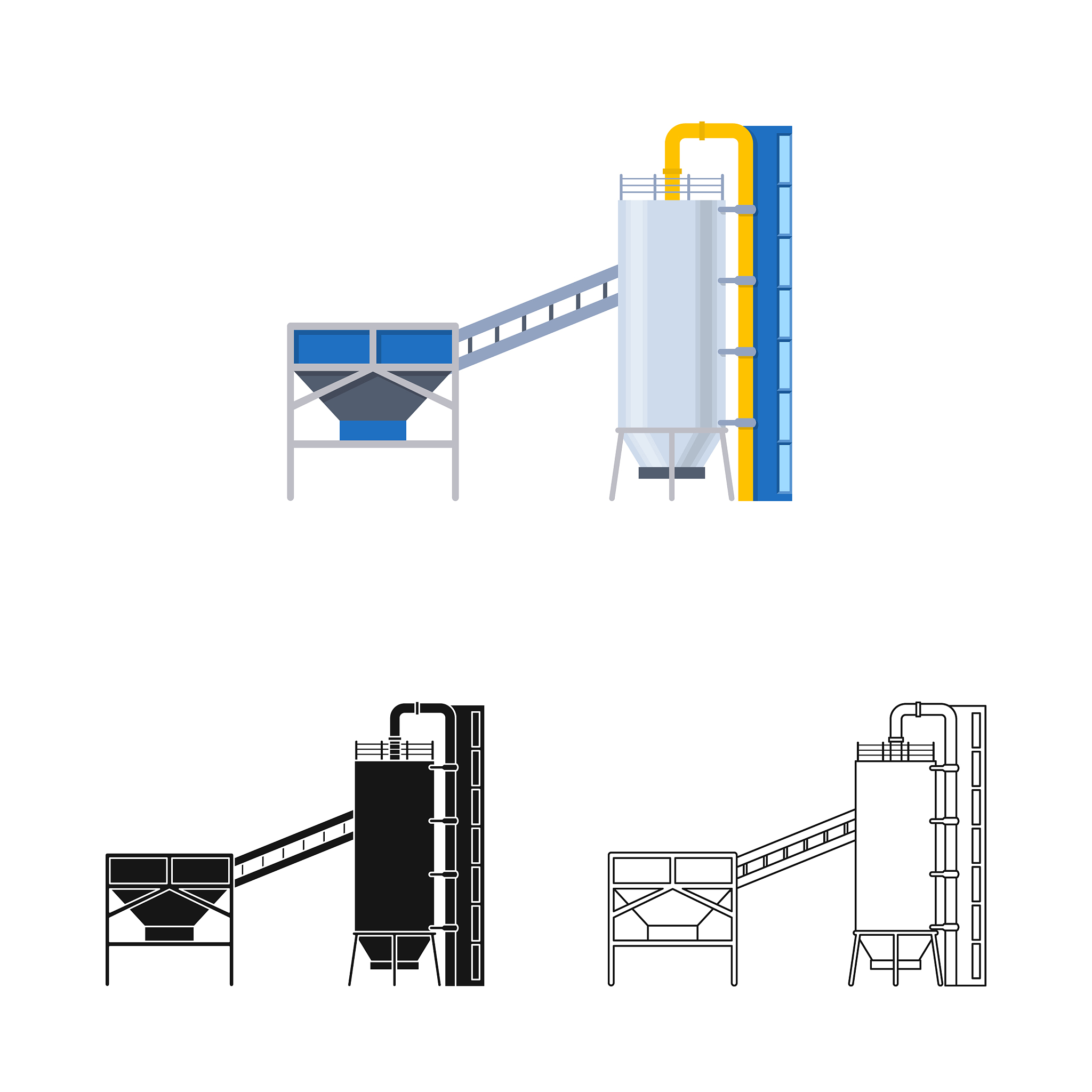 除尘装置风机作用：产生、加速、压缩和调节气流