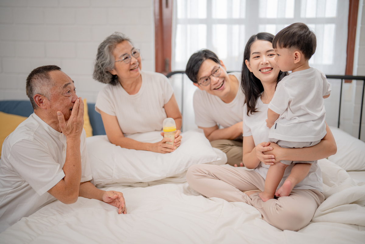 15个人的大家庭合照感受