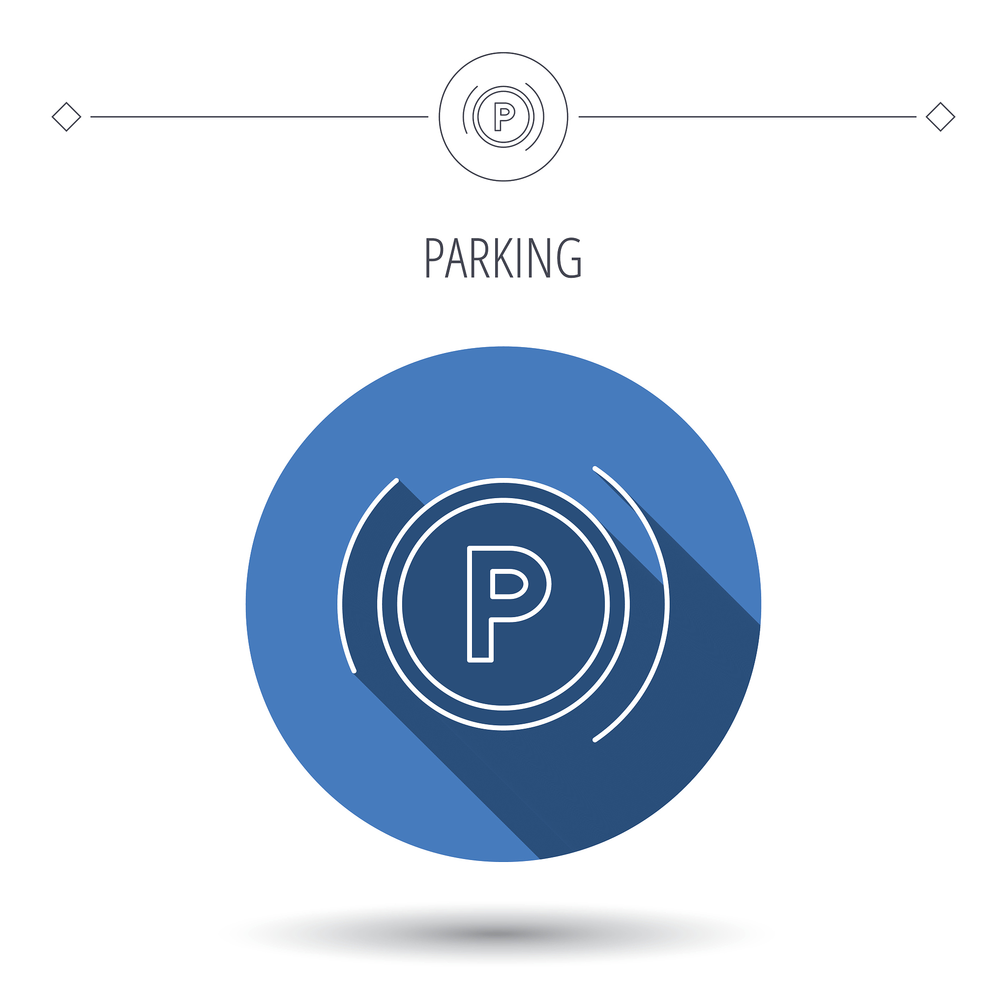 parking icon. dashboard sign.