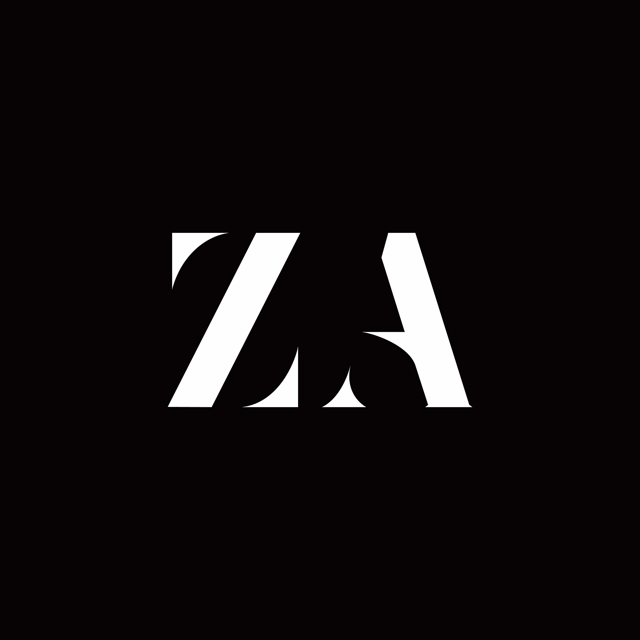 za logo letter initial logo designs template