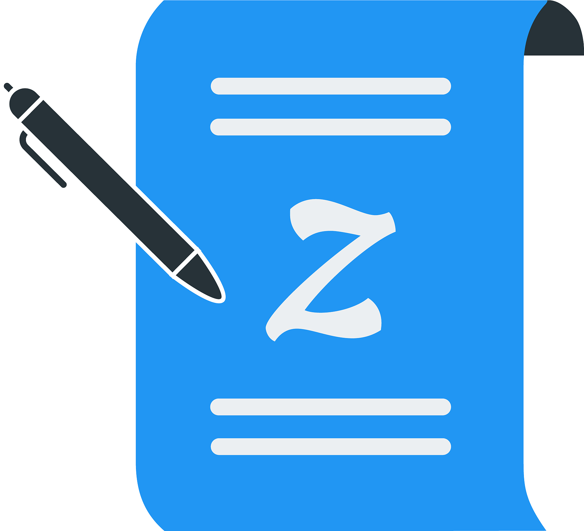 simple business of portfolio paper icon template