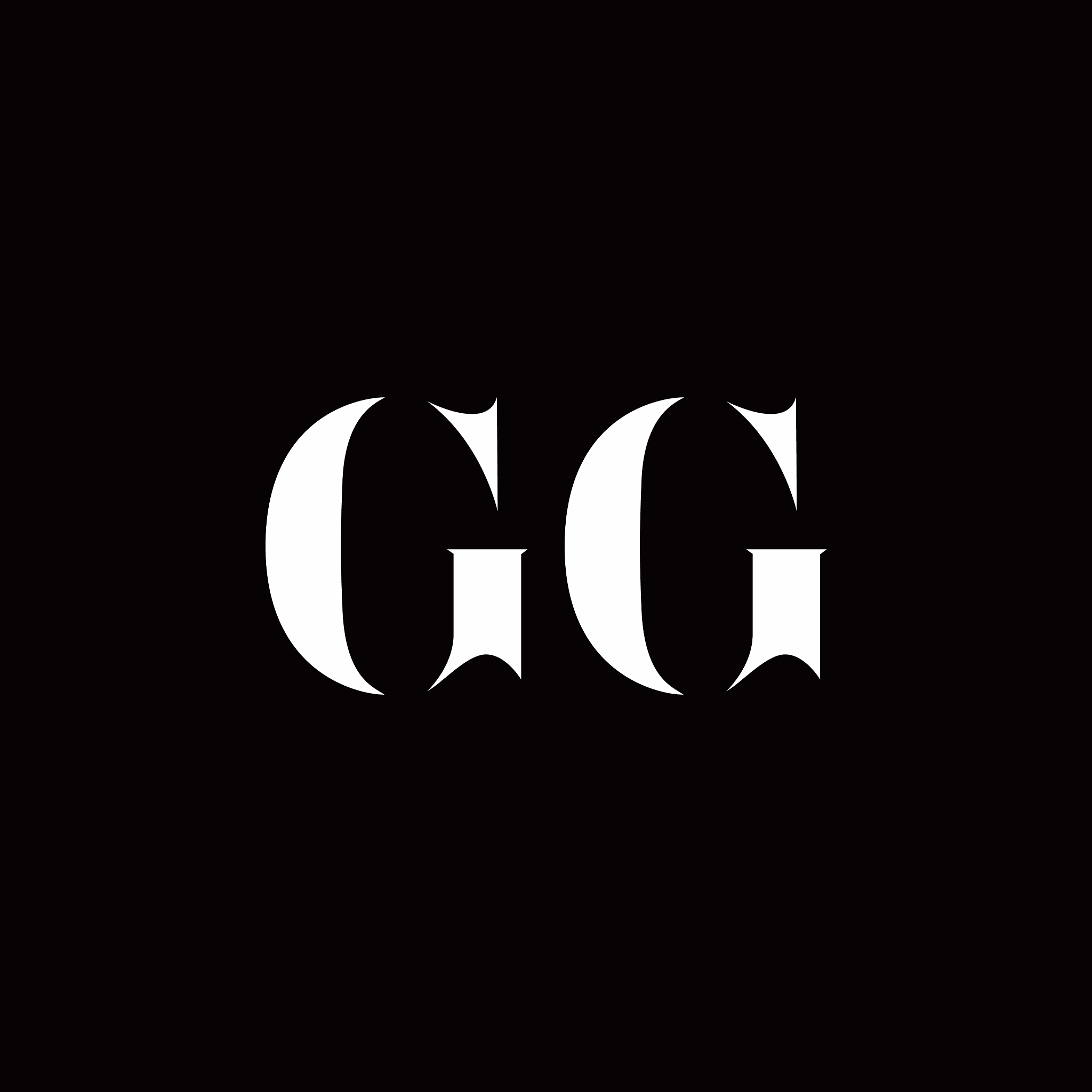 gg logo letter initial logo designs template
