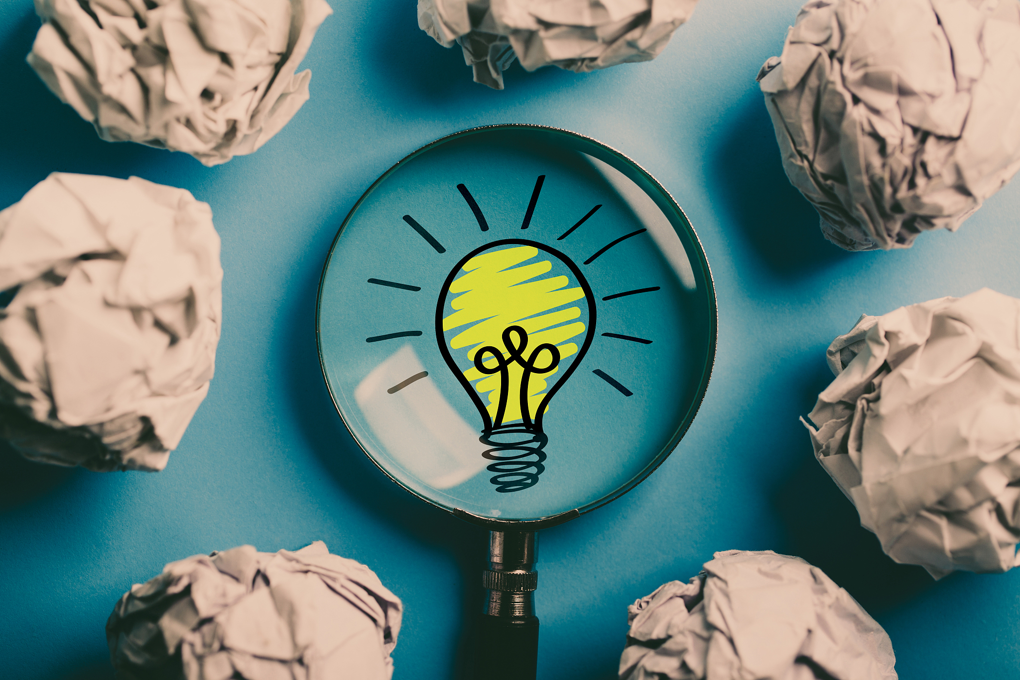 creative idea and innovation concept