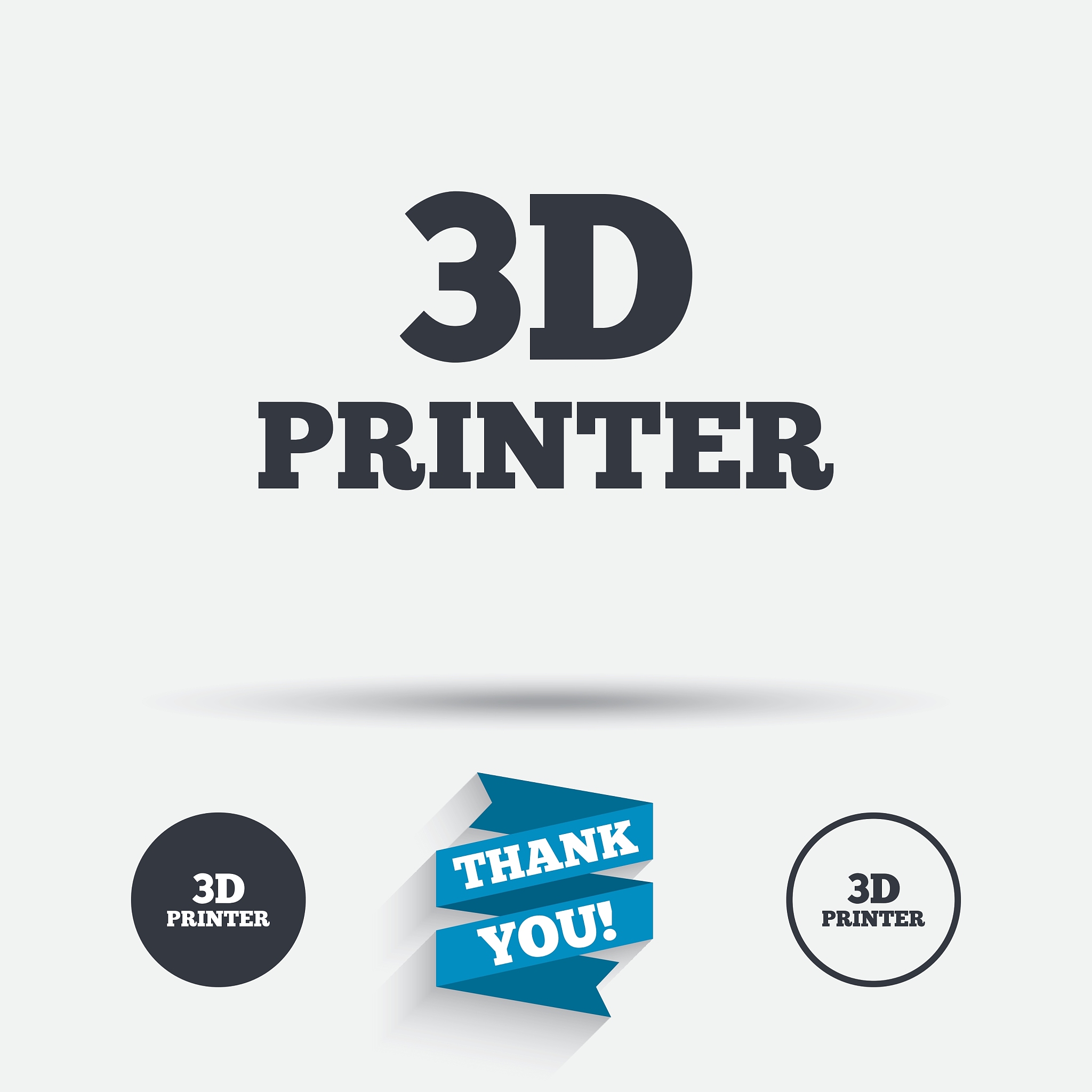 3d print sign icon 3d printing symbol