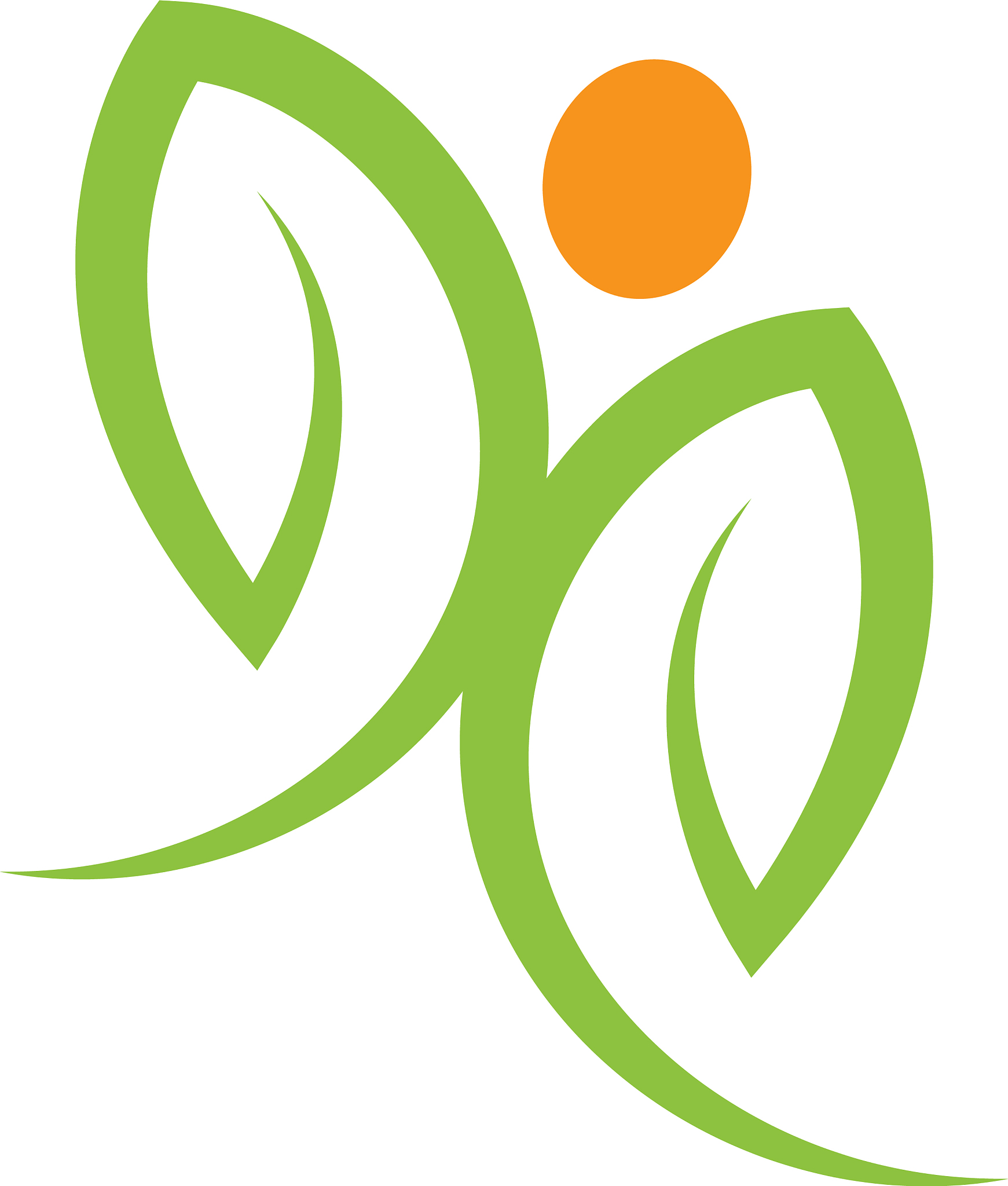 human character logo sign