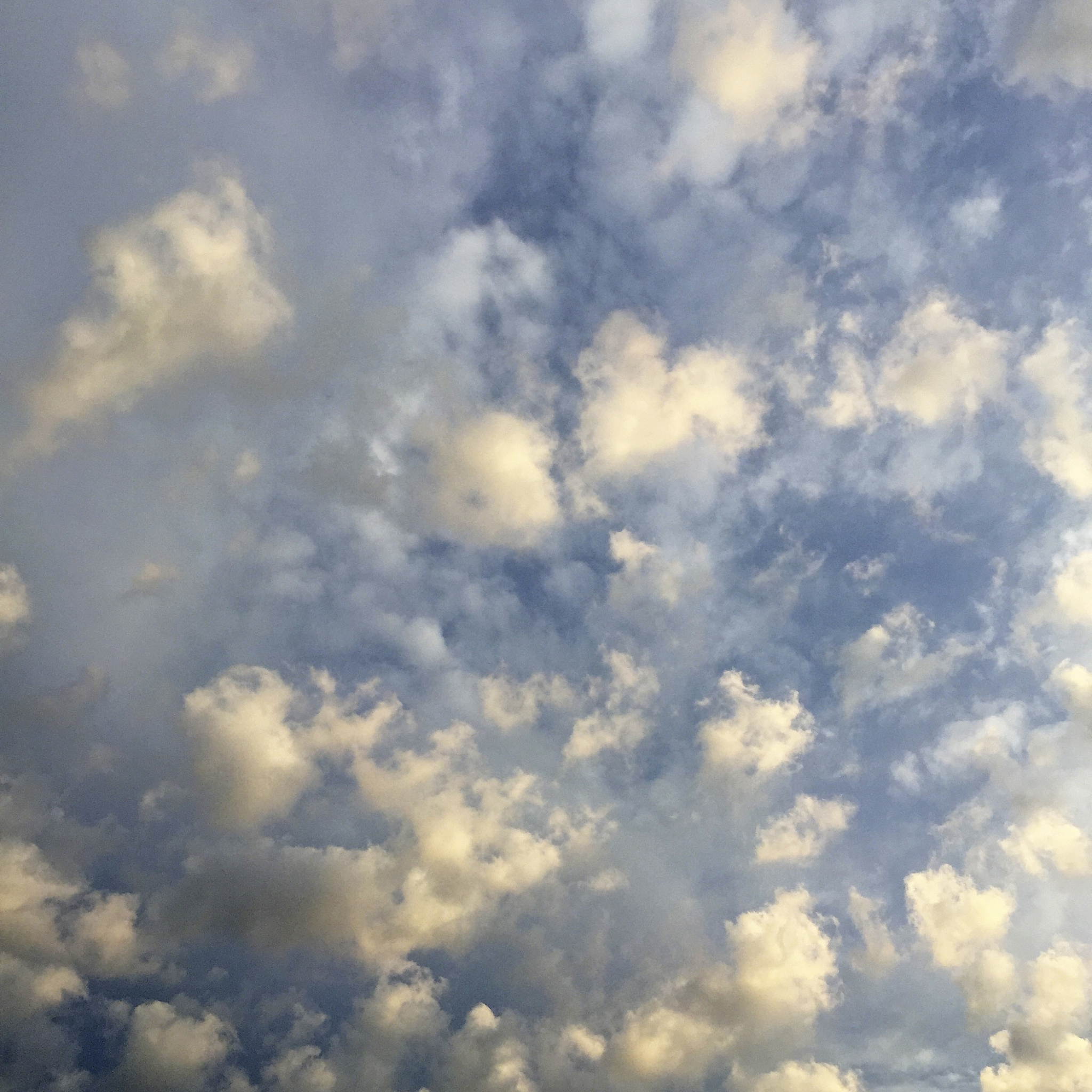 blue sky and white clouds