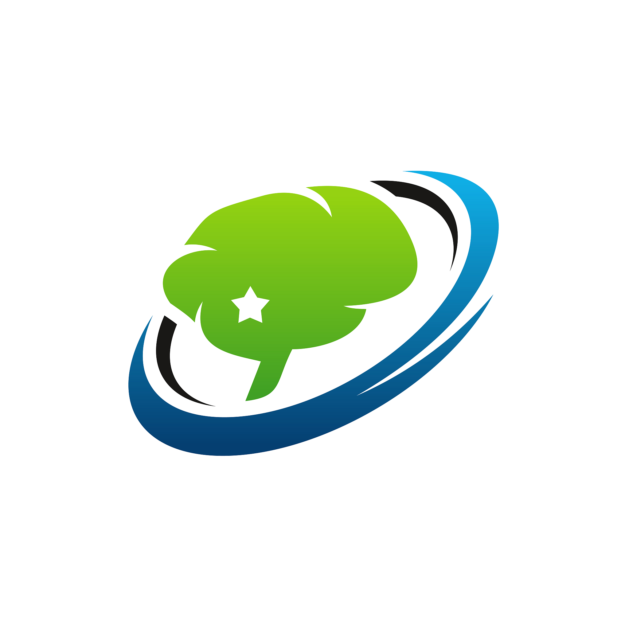 iconic brain logo designs template, brain shield logo designs ve