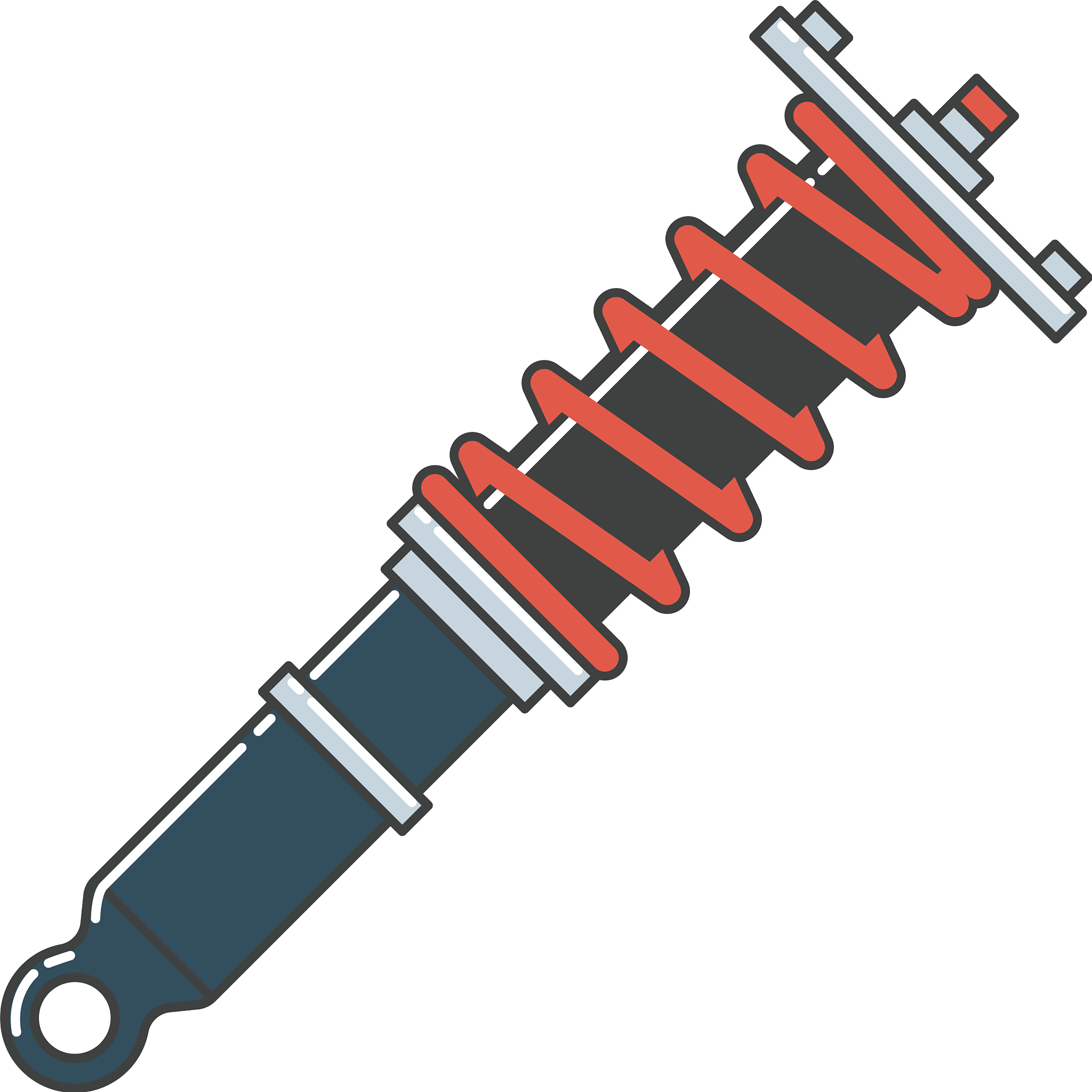 液压减震器的作用原理