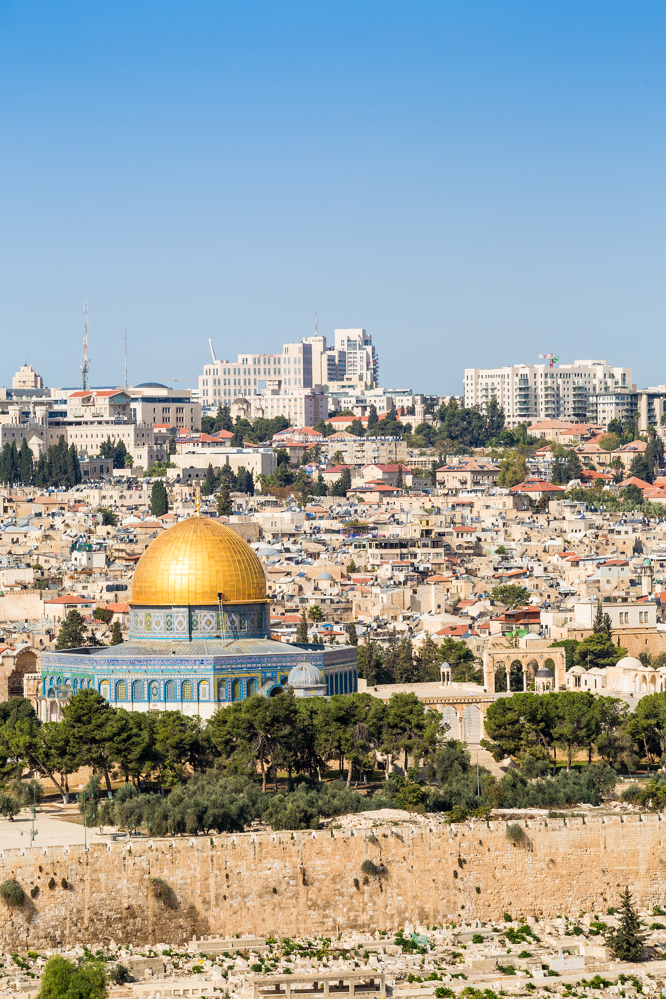 cityscape of jerusalem, israel
