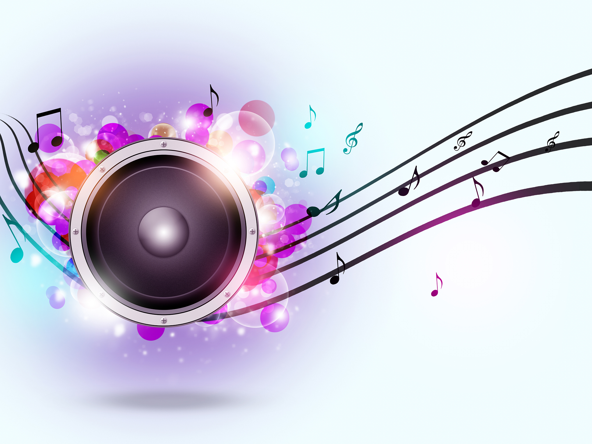 sound speaker music background