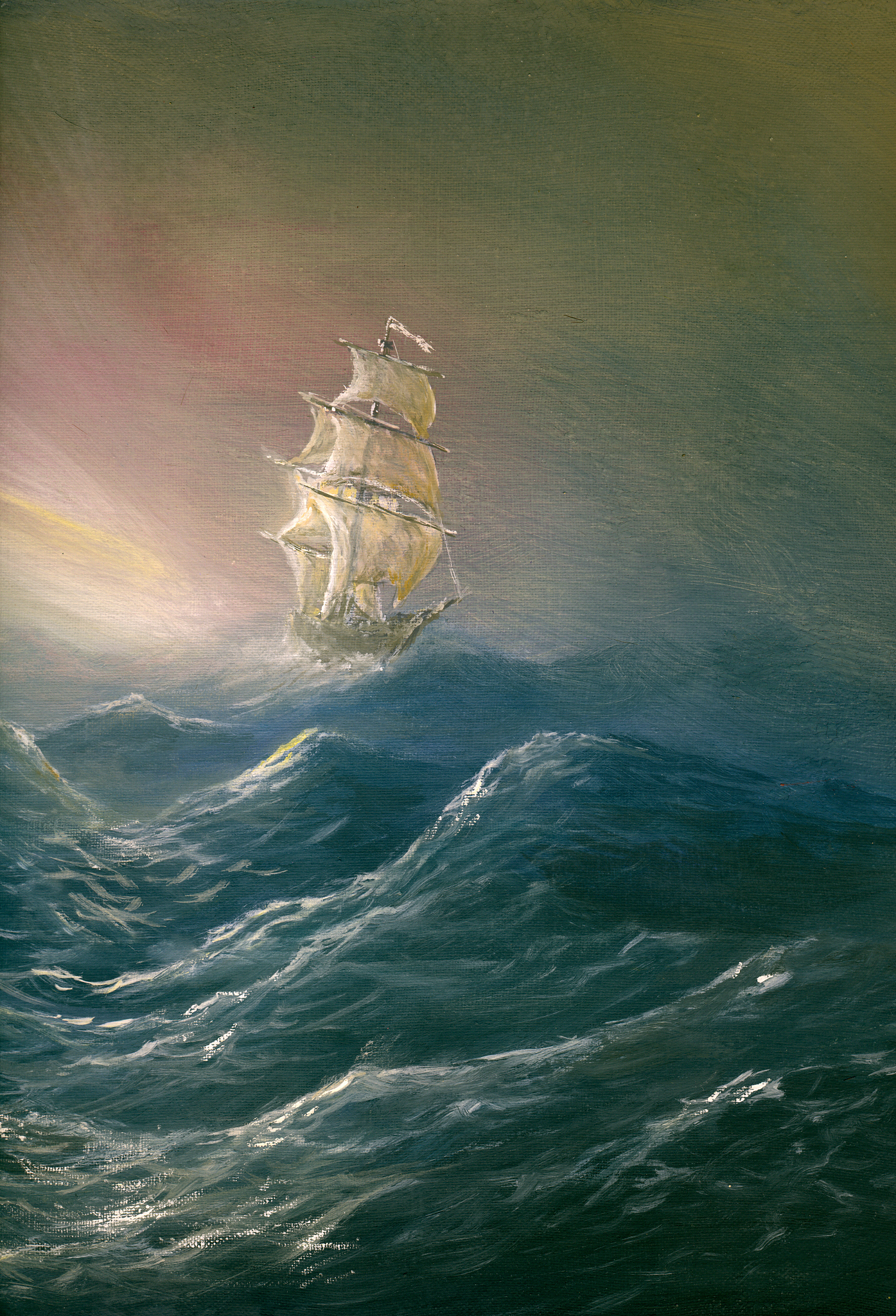 海洋强国与山水风景油画作品取名指南