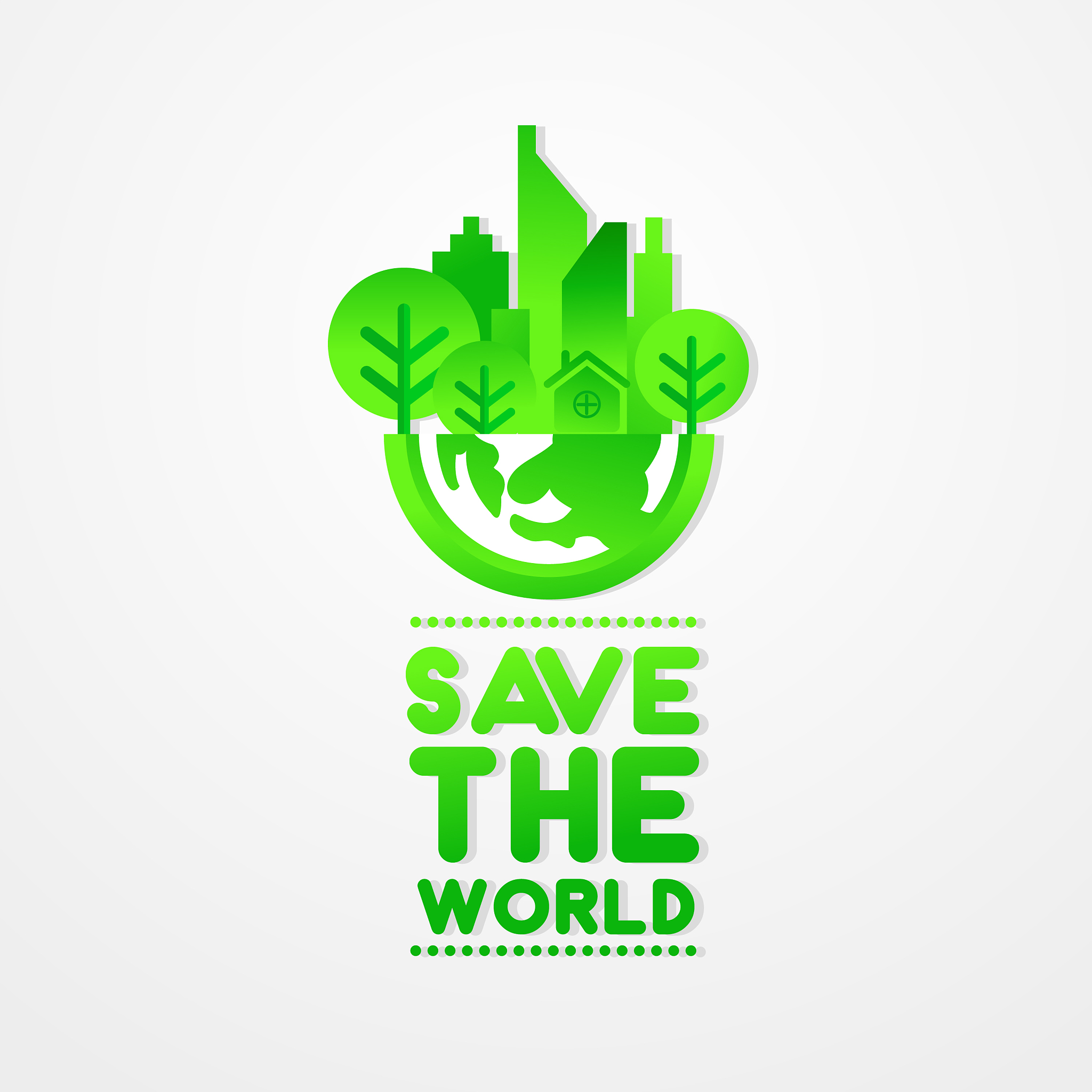 save the world together green ecology