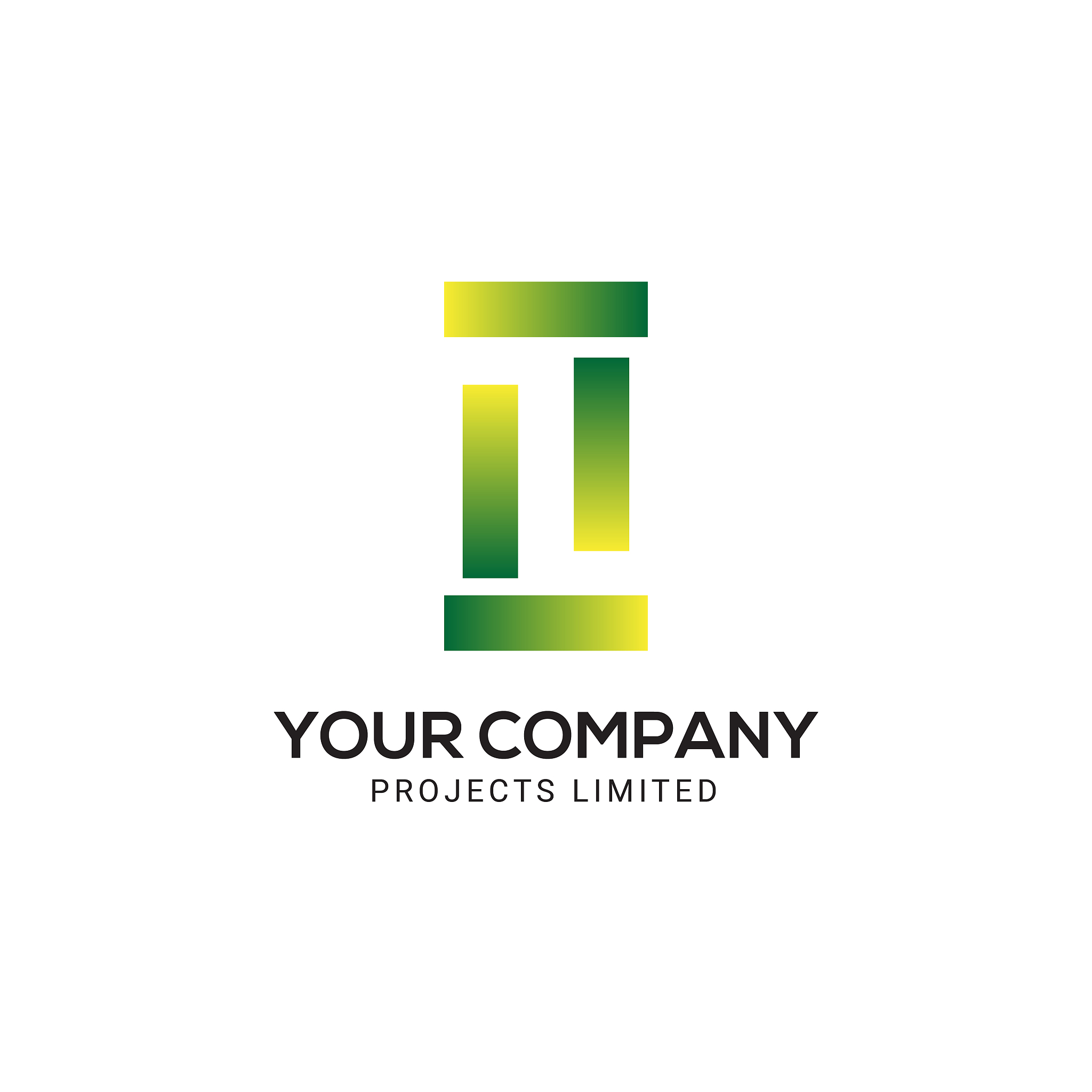 modern i, creative i, abstract i letter logo design template