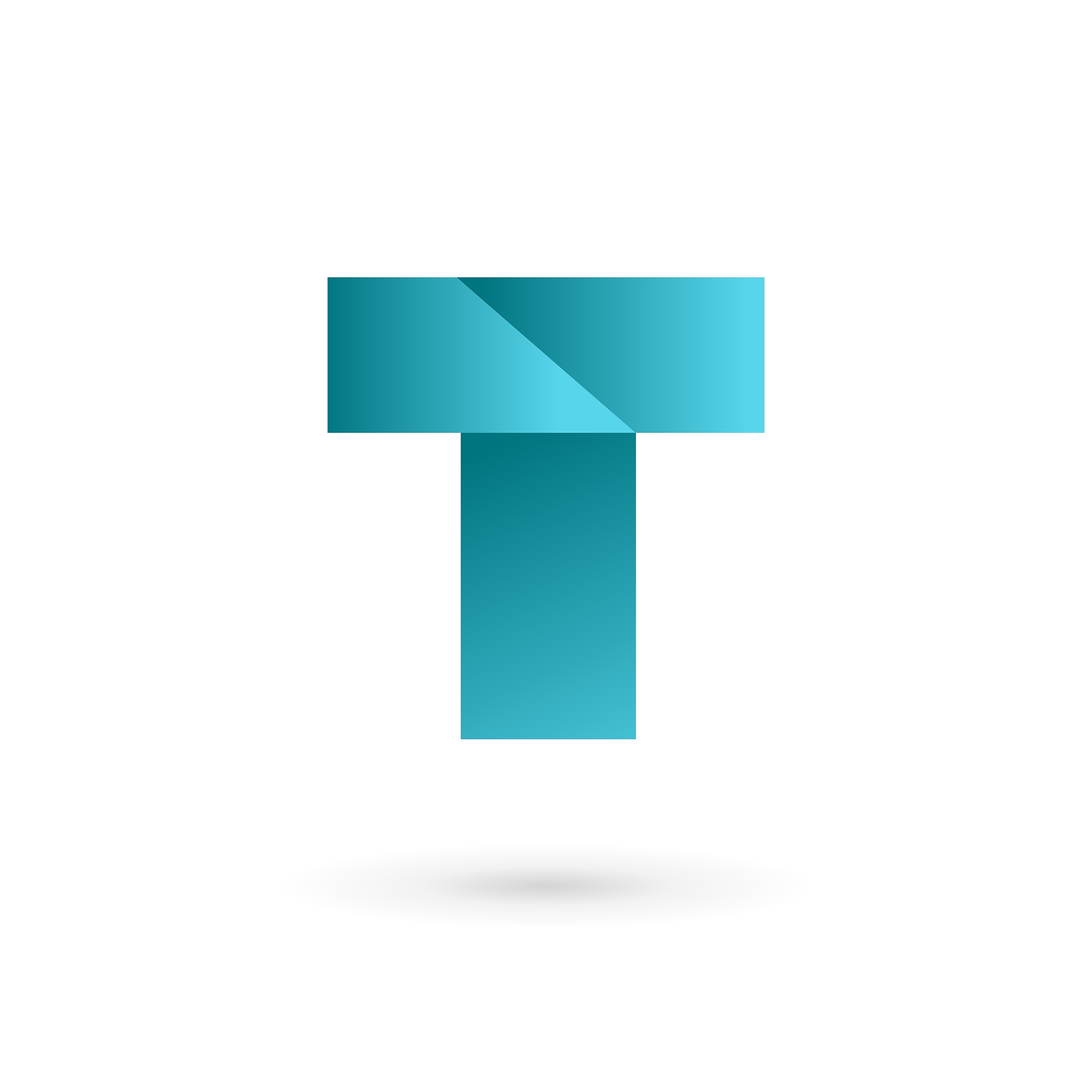 letter t logo icon design template elements