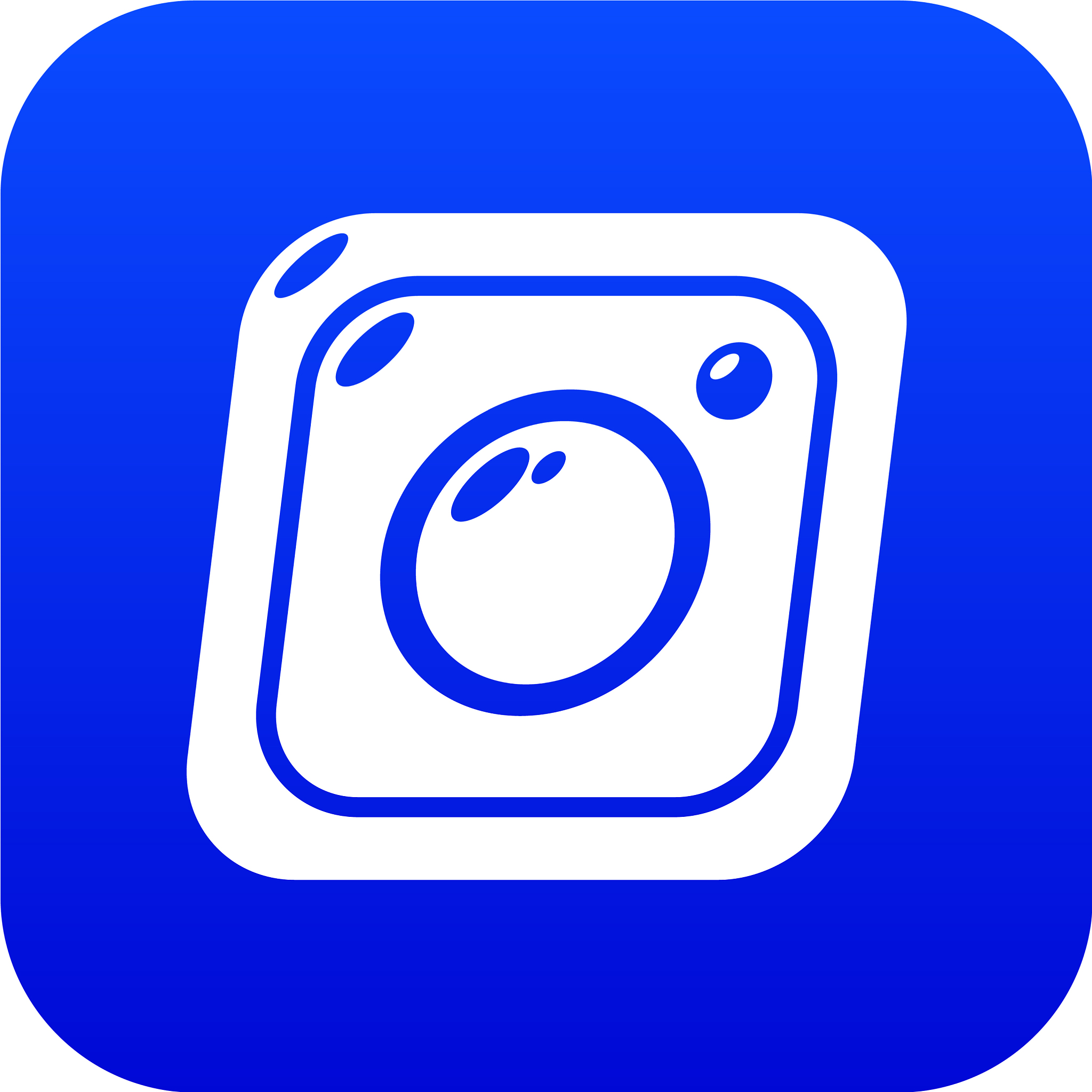 photo icon blue