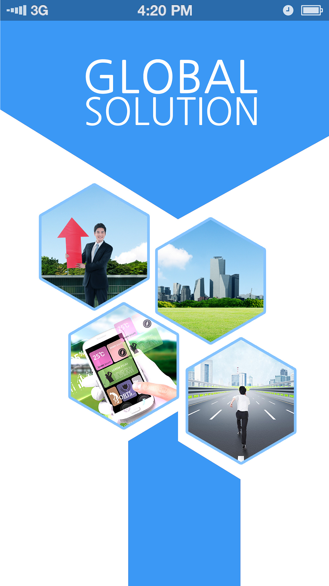 business mobile template