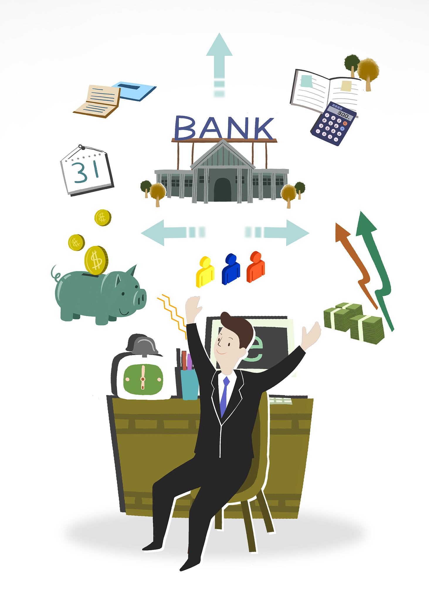 business, finance, banking, insurance, savings, virtual money, i
