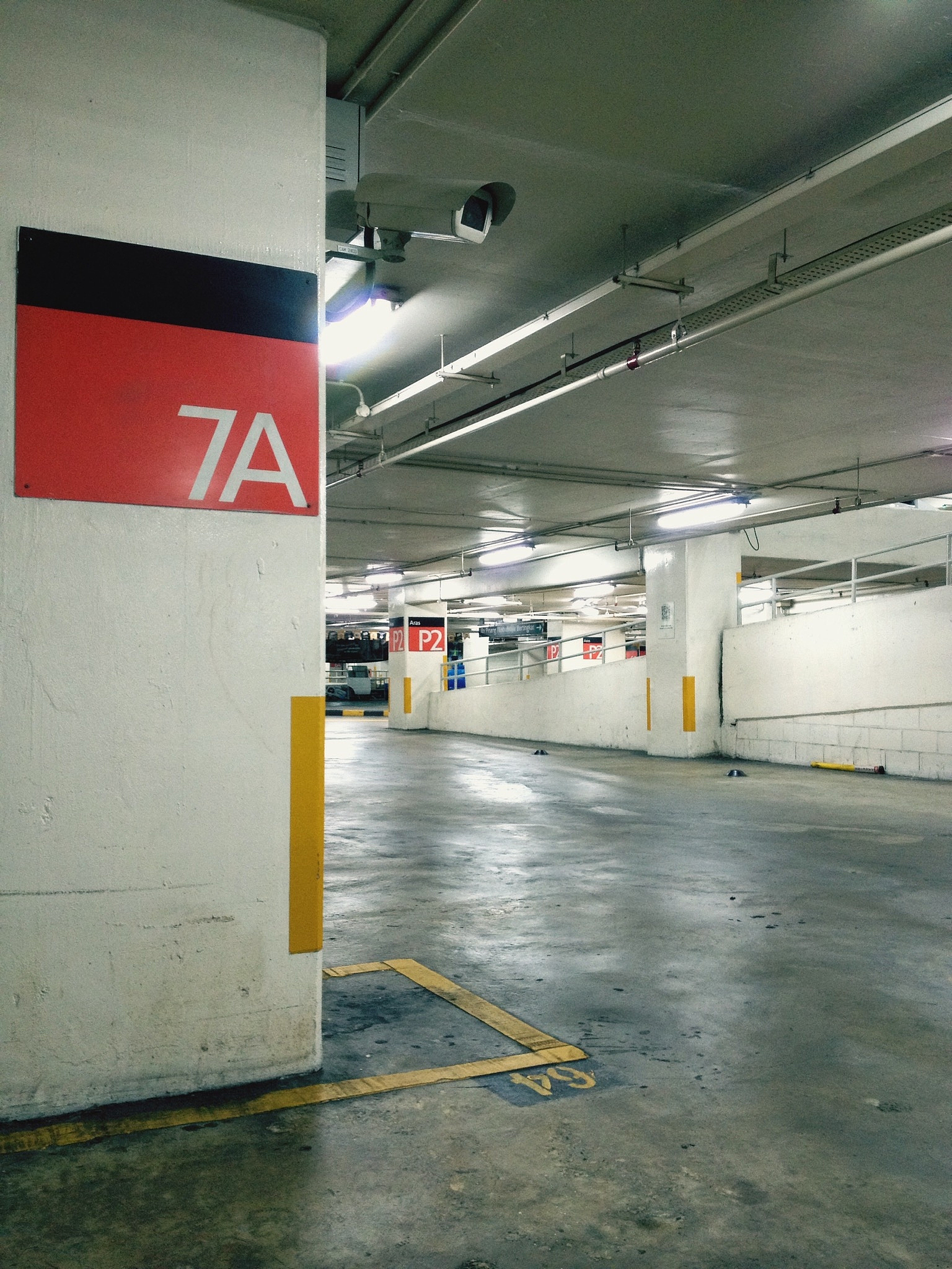 empty car park