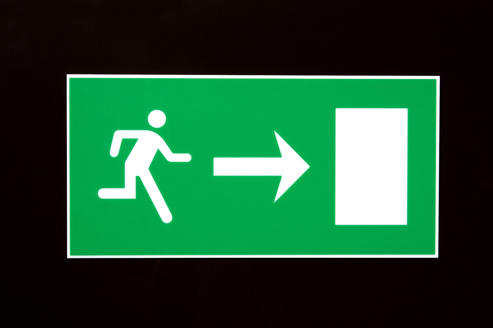 emergency exit sign