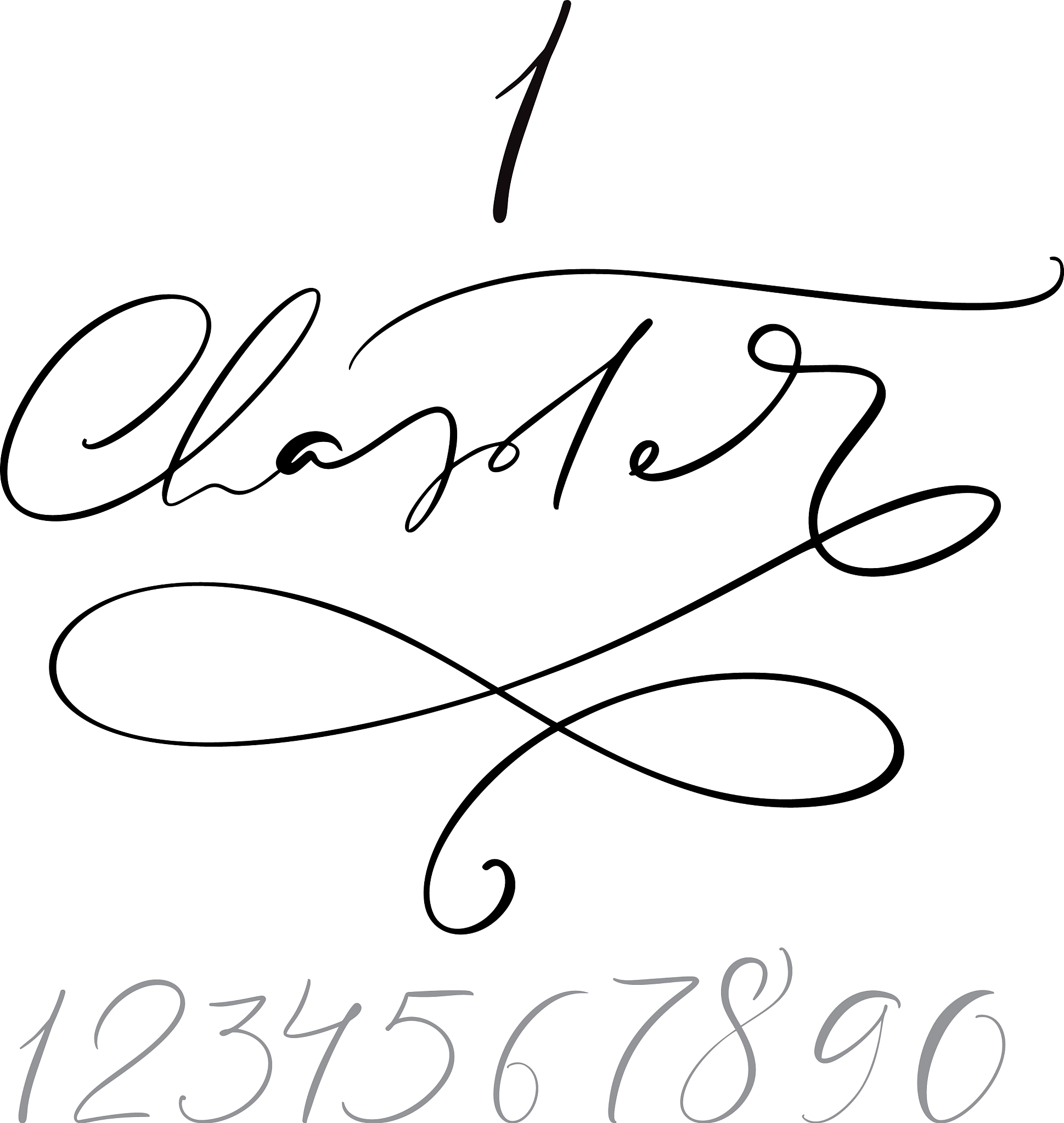 chapter 1 one and other numbers calligraphy