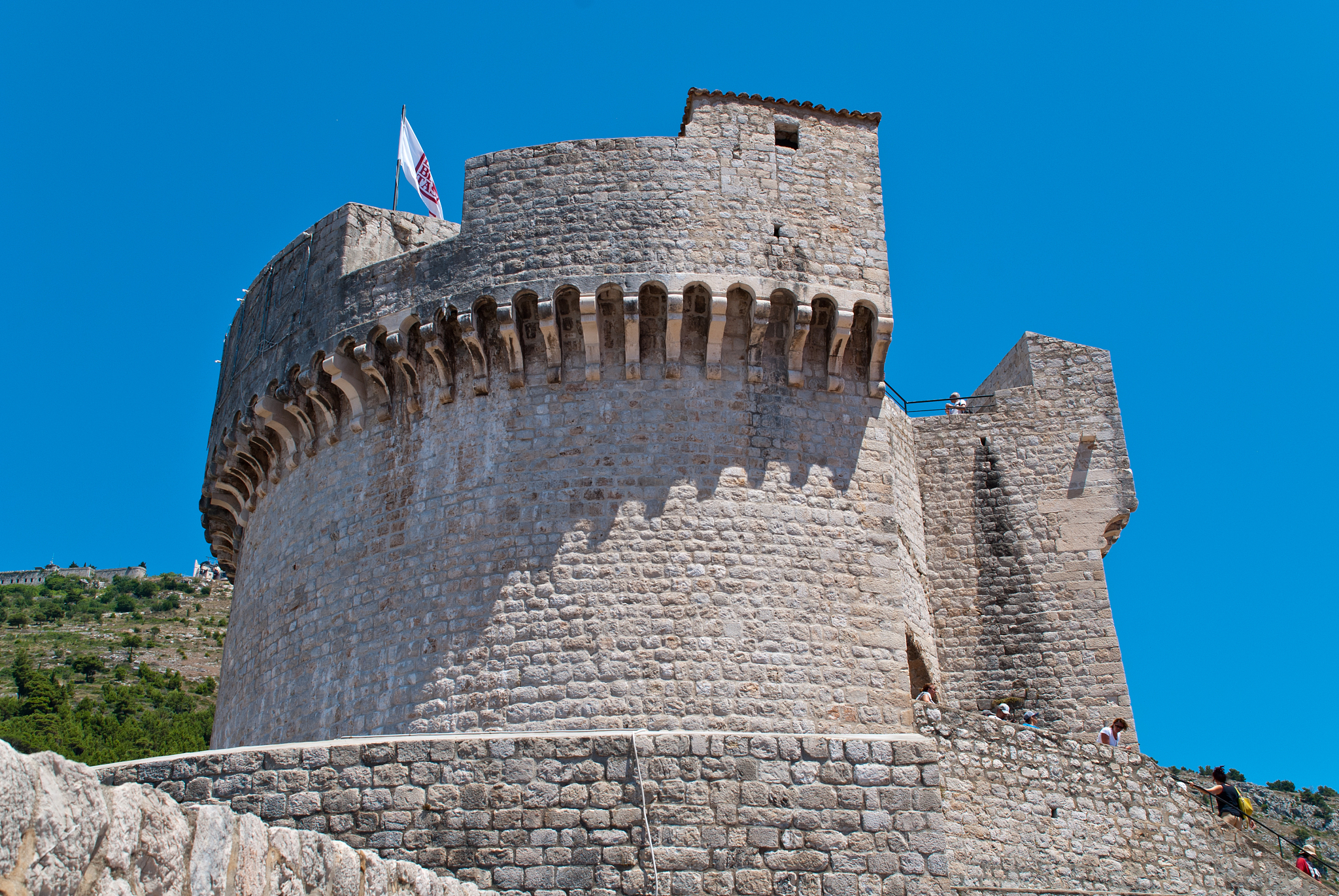 minceta tower in dubrovnik, croatia