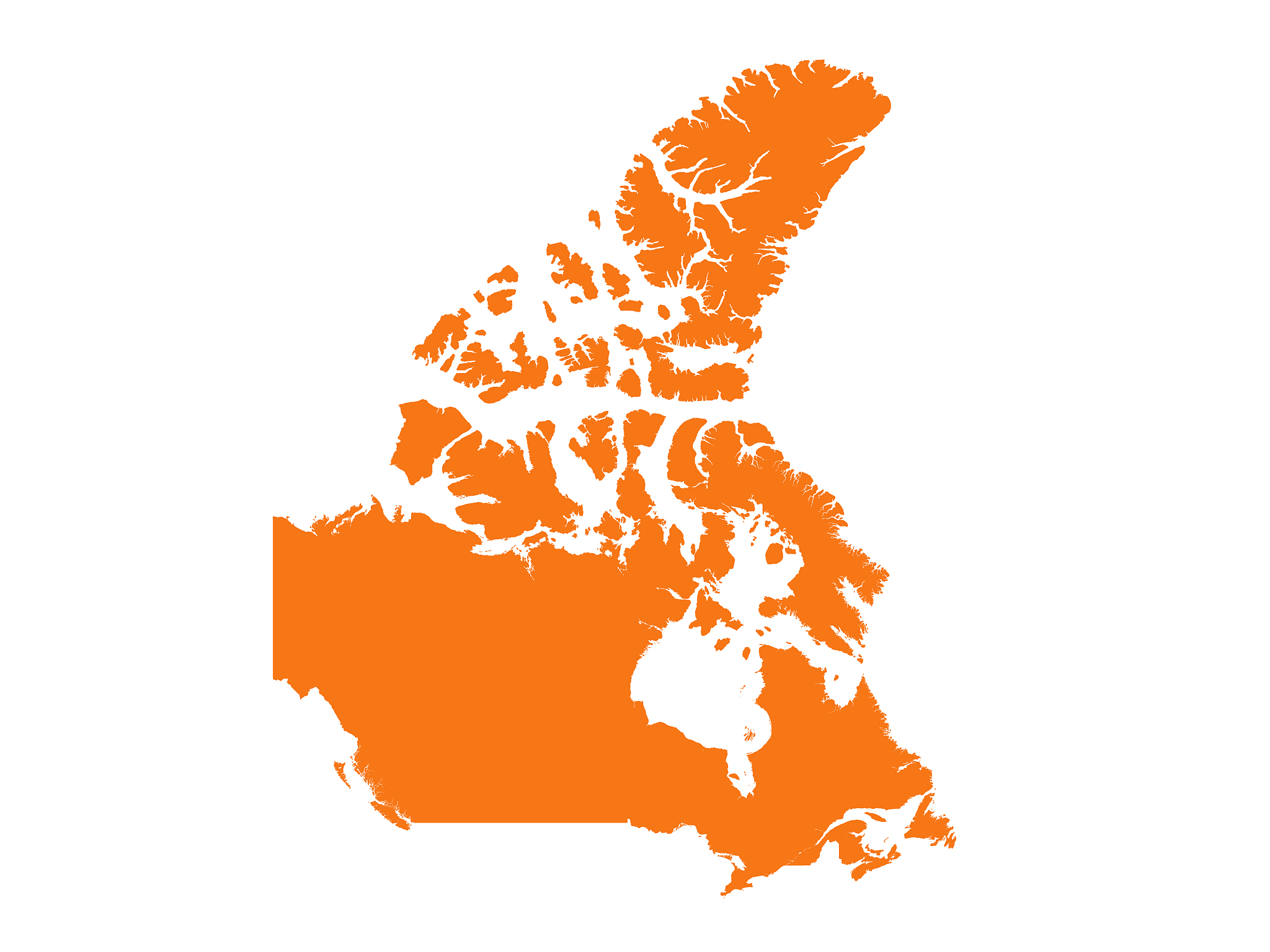 canada map