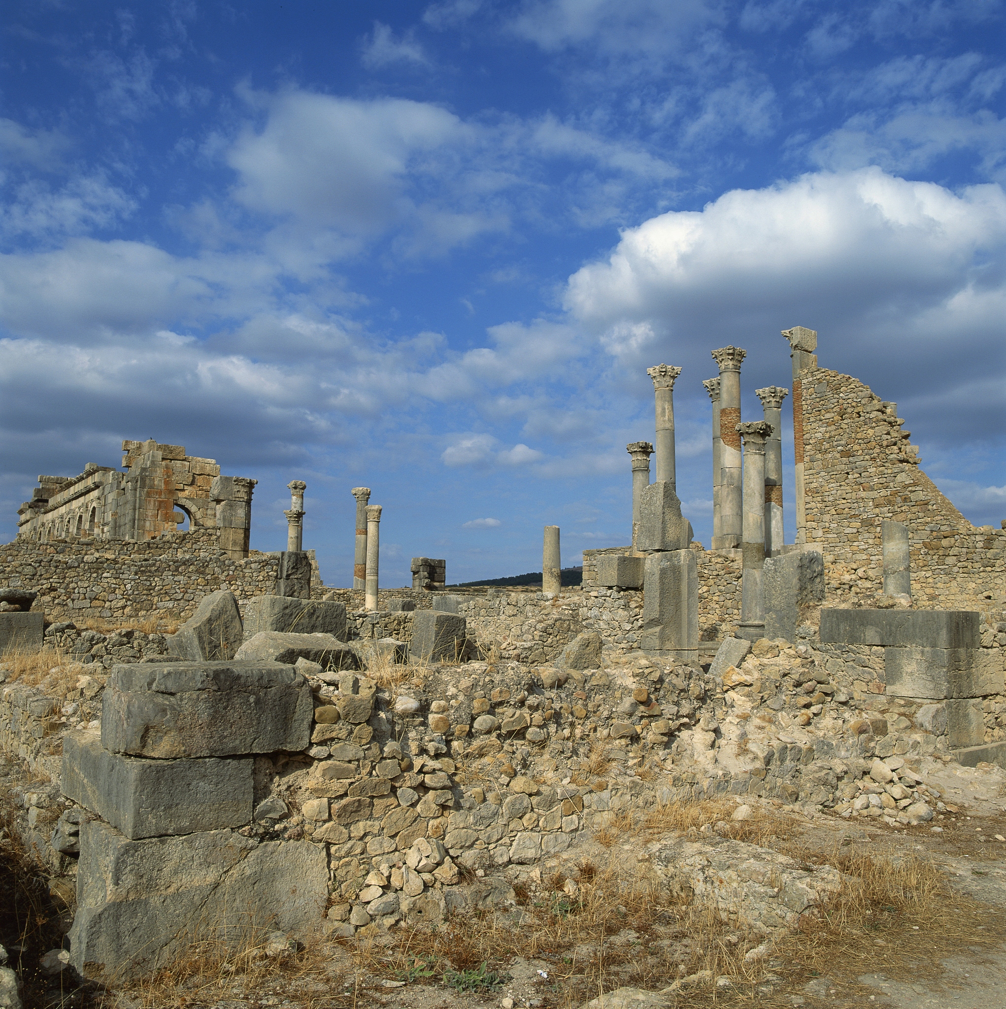 third century roman city of volubilis, probably the romans most 