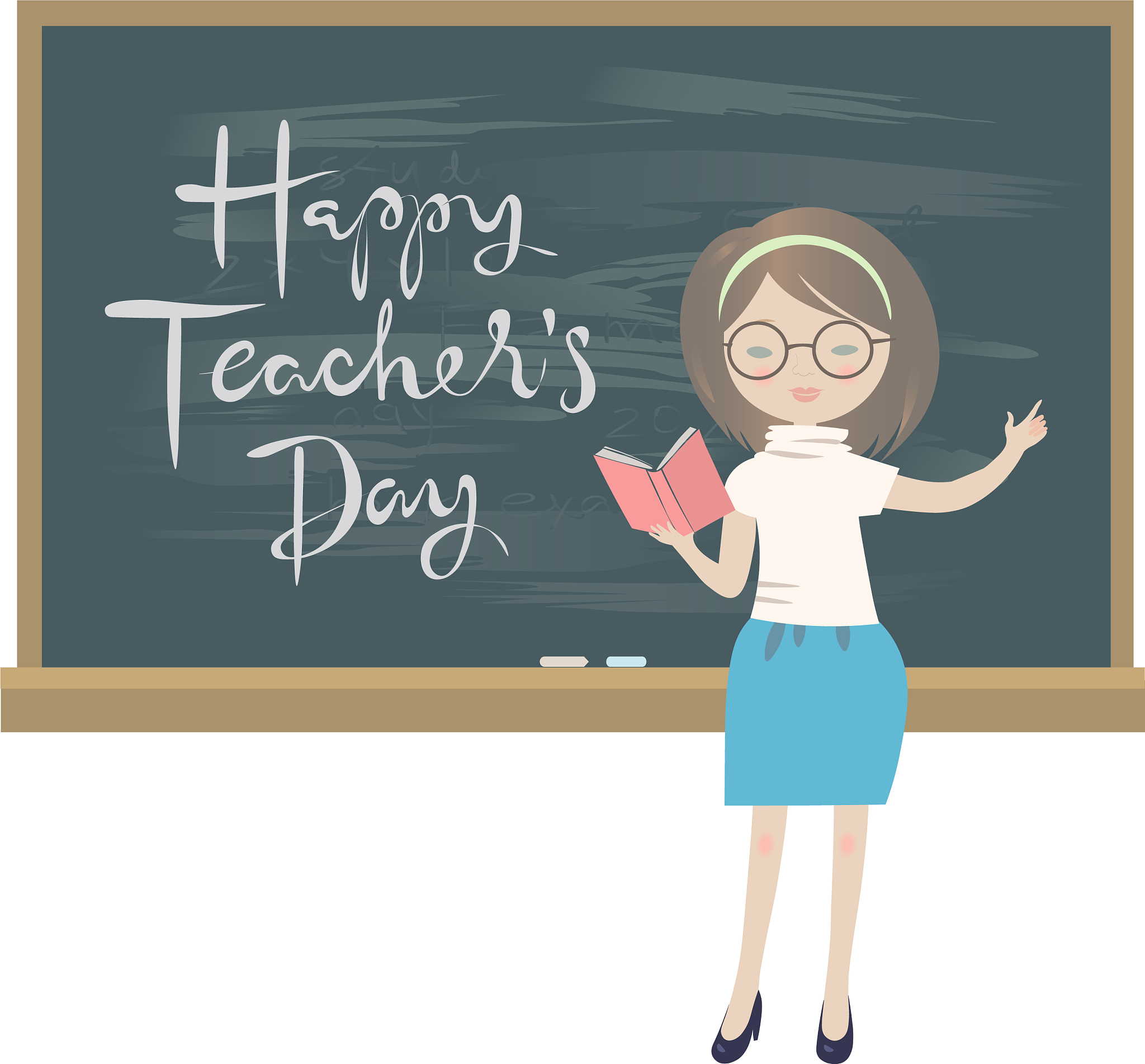 teachers day greeting card