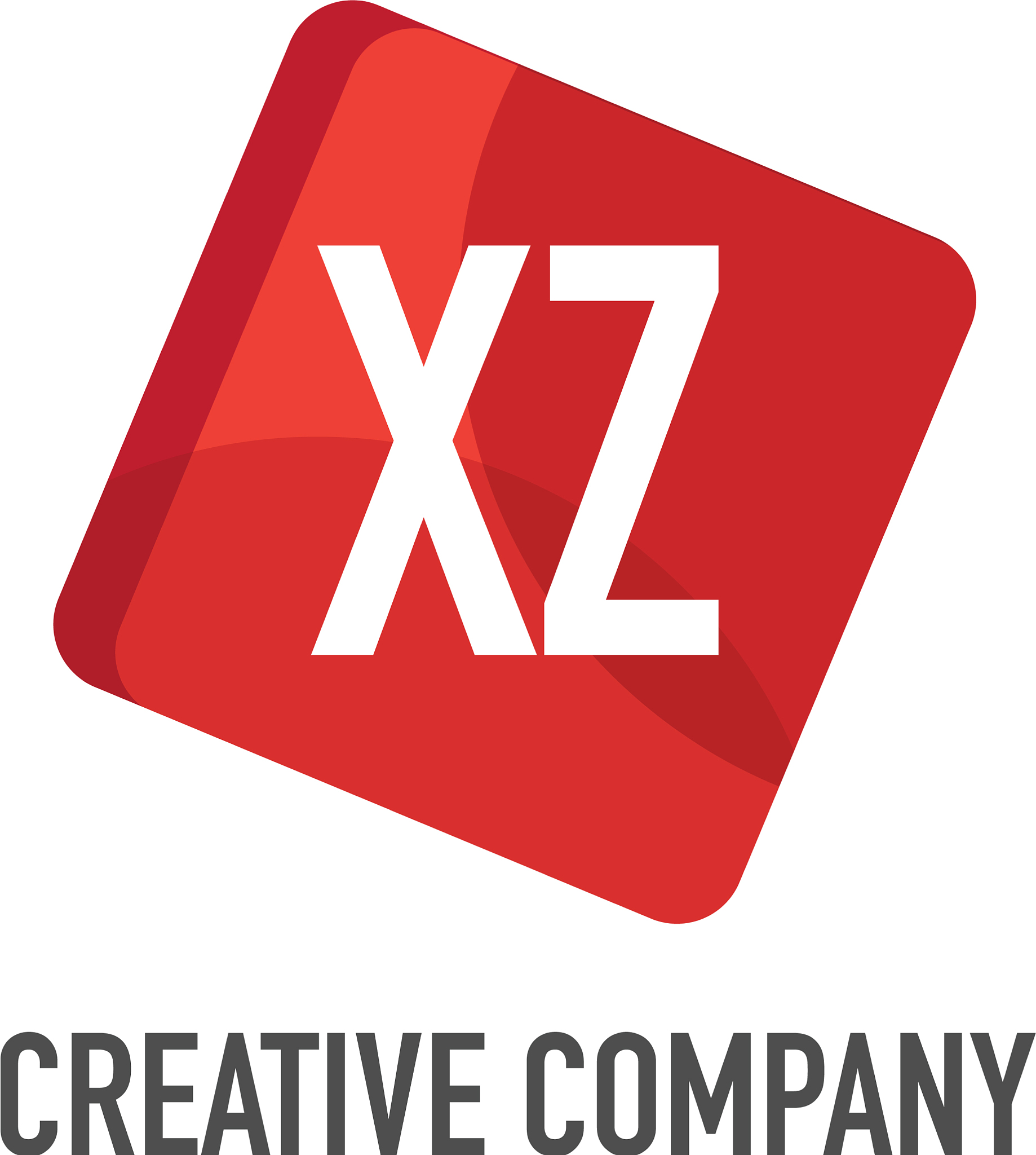 initial letter xz logo template design