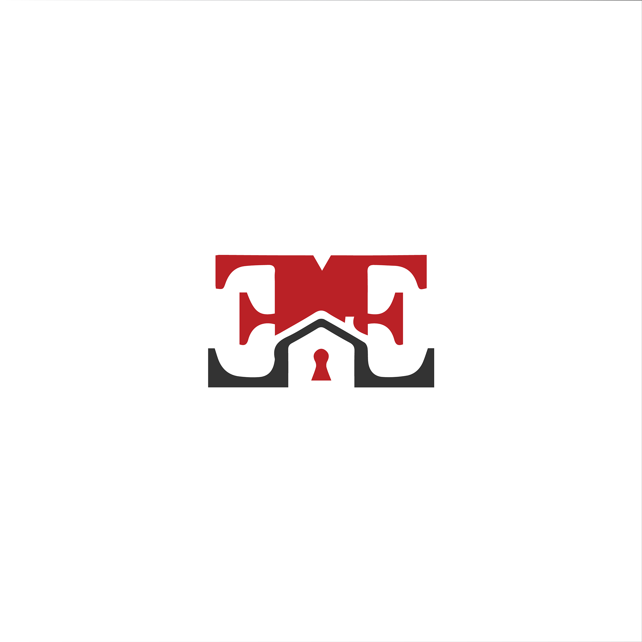 initial letter ee or e logo design template