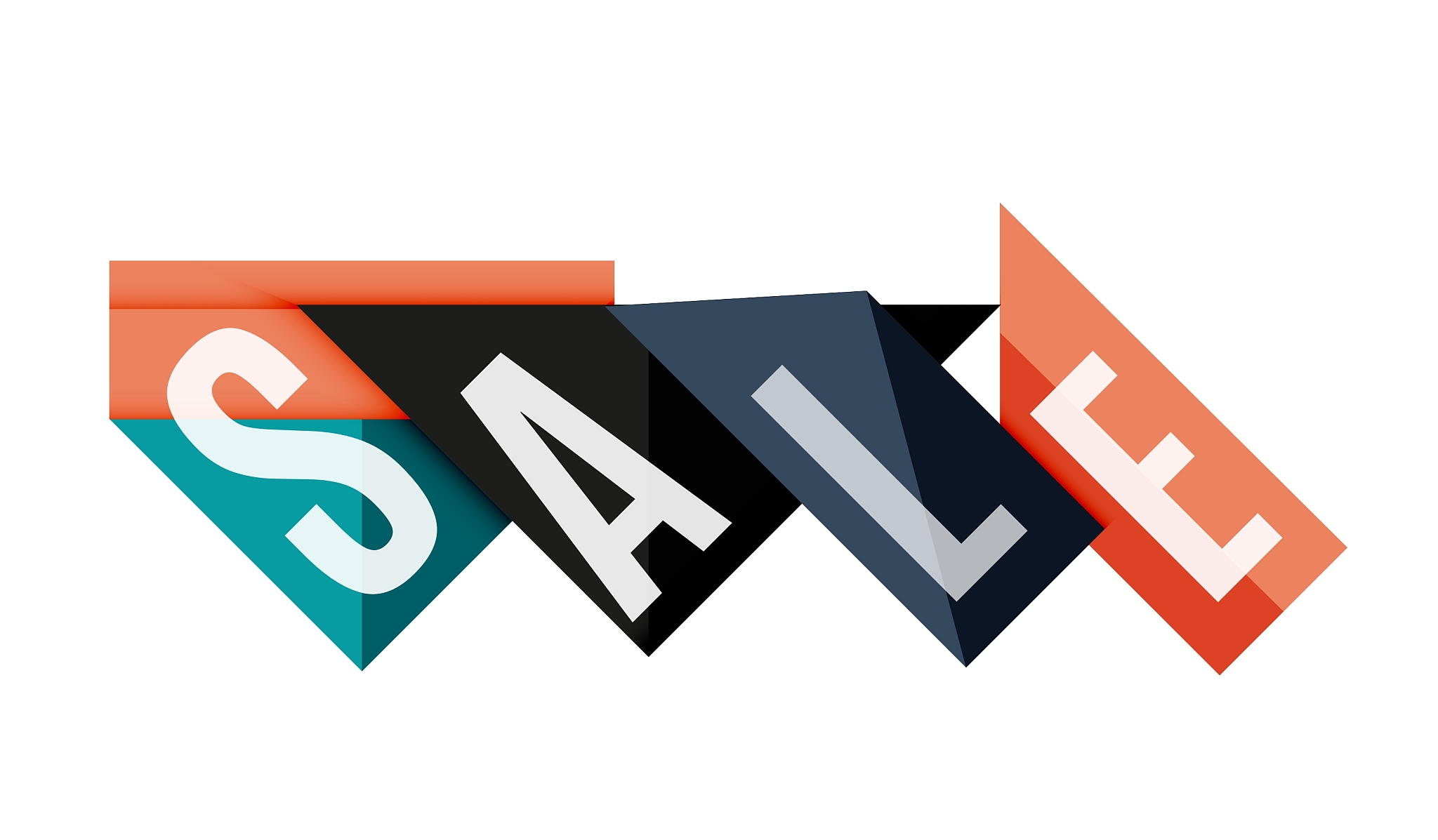 sale word label banner