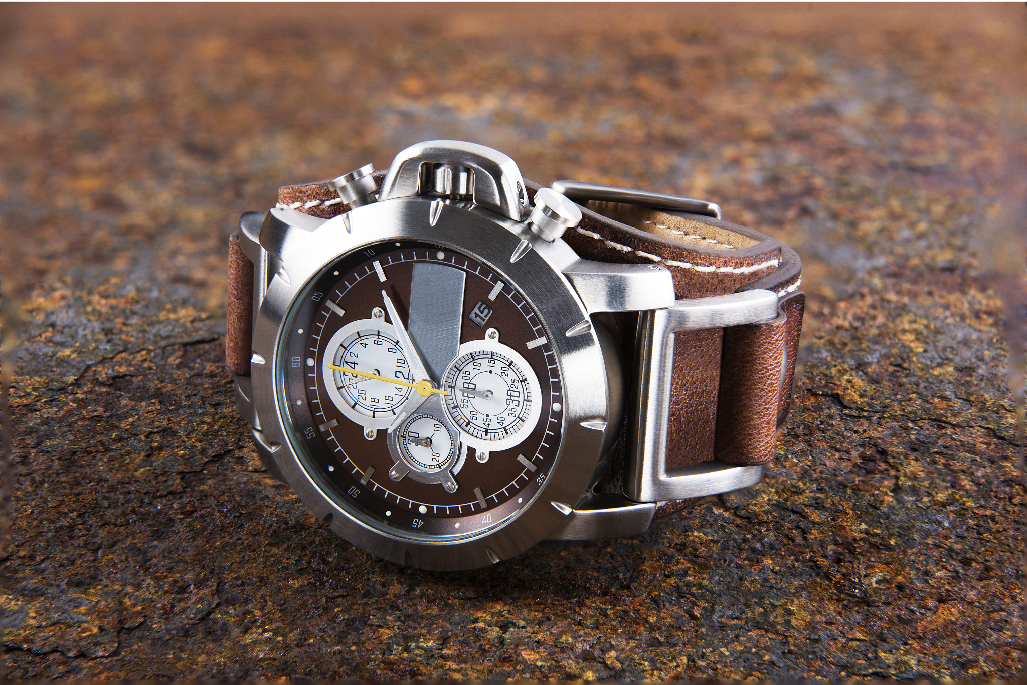 fashion metal waterproof watch