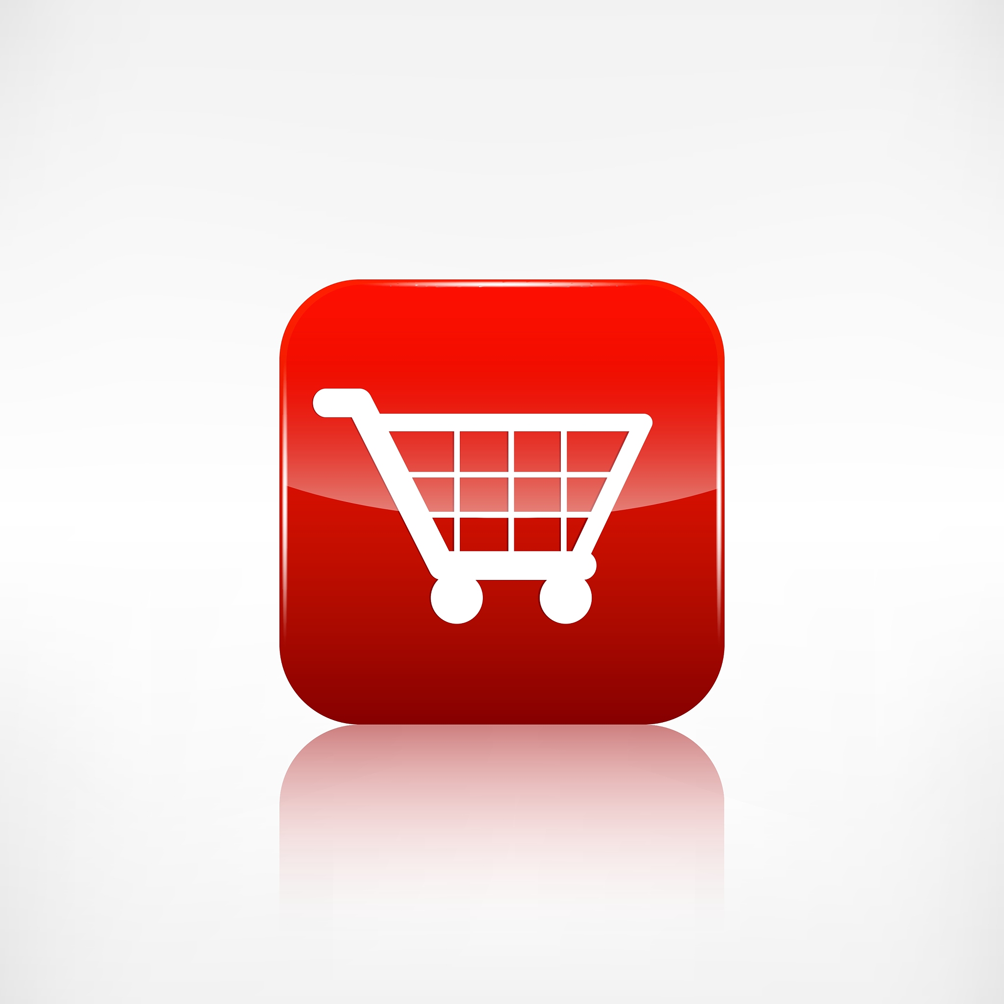 shopping basket icon application button