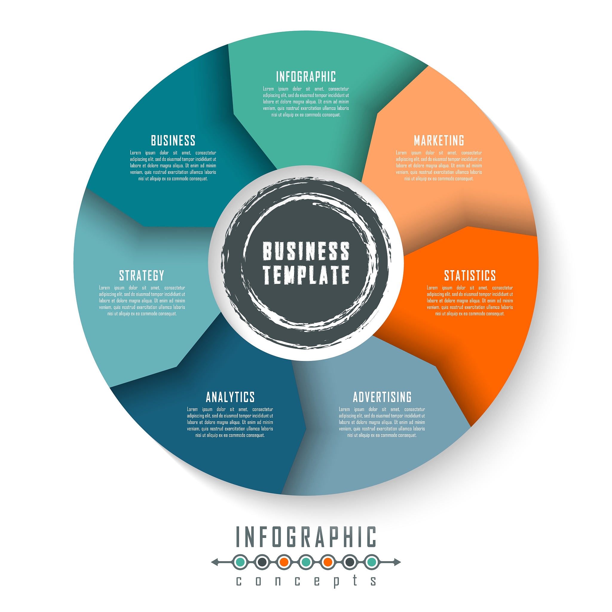 infographic business visualization.