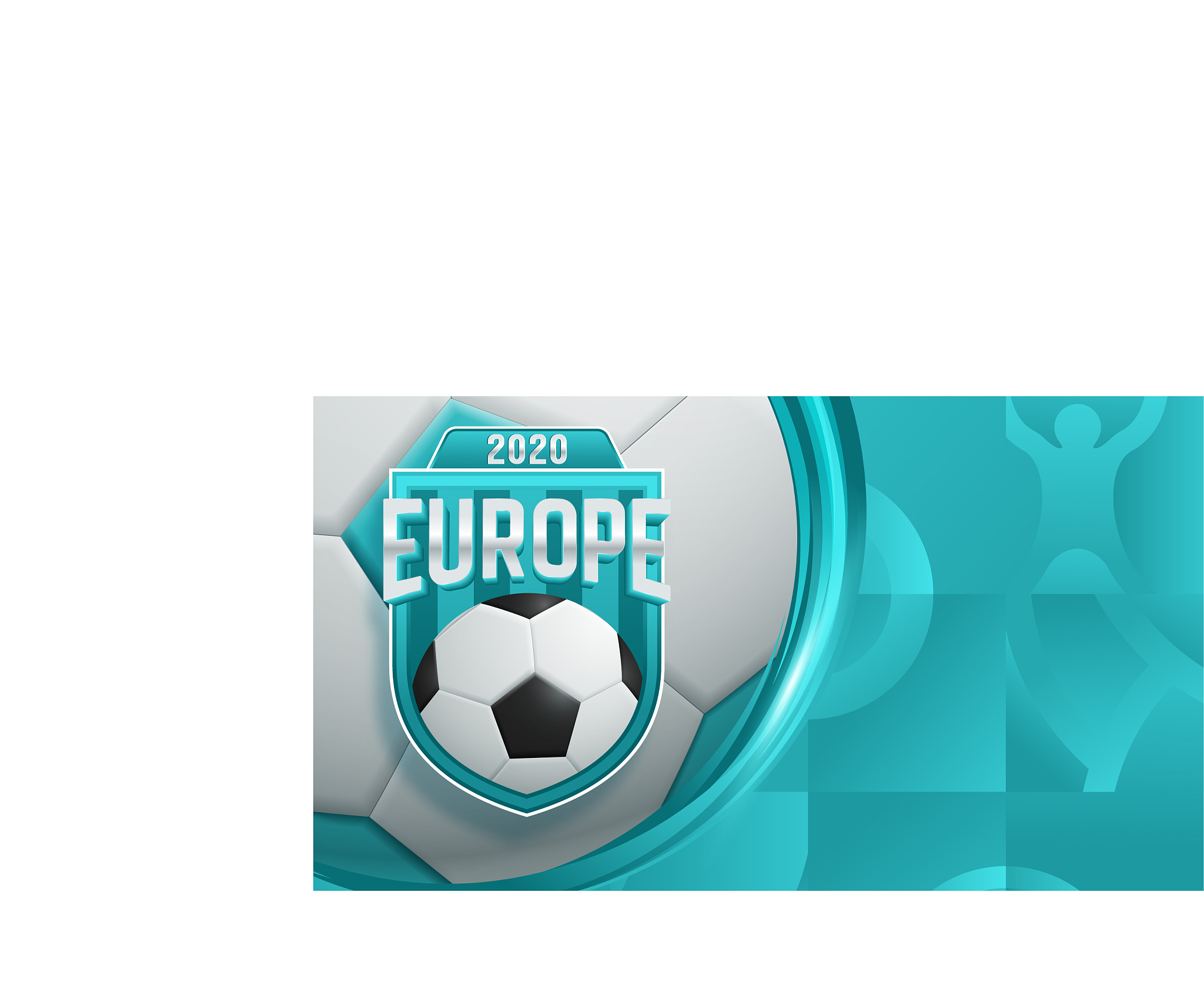 football background european championship 2020