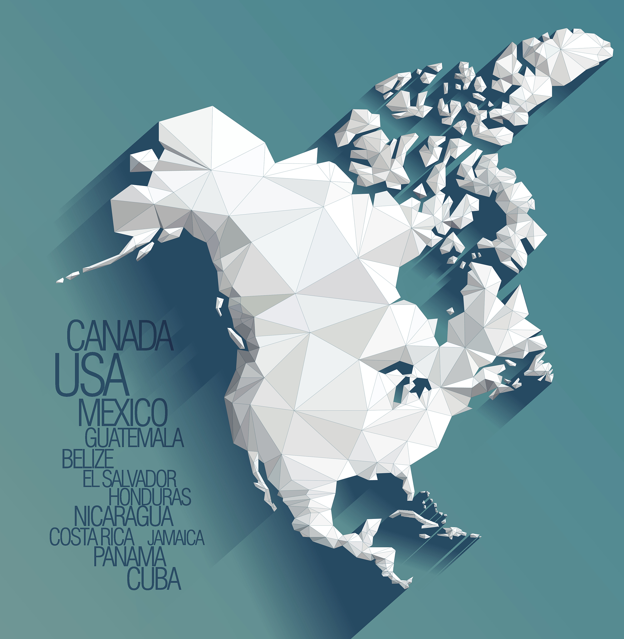 map of north america