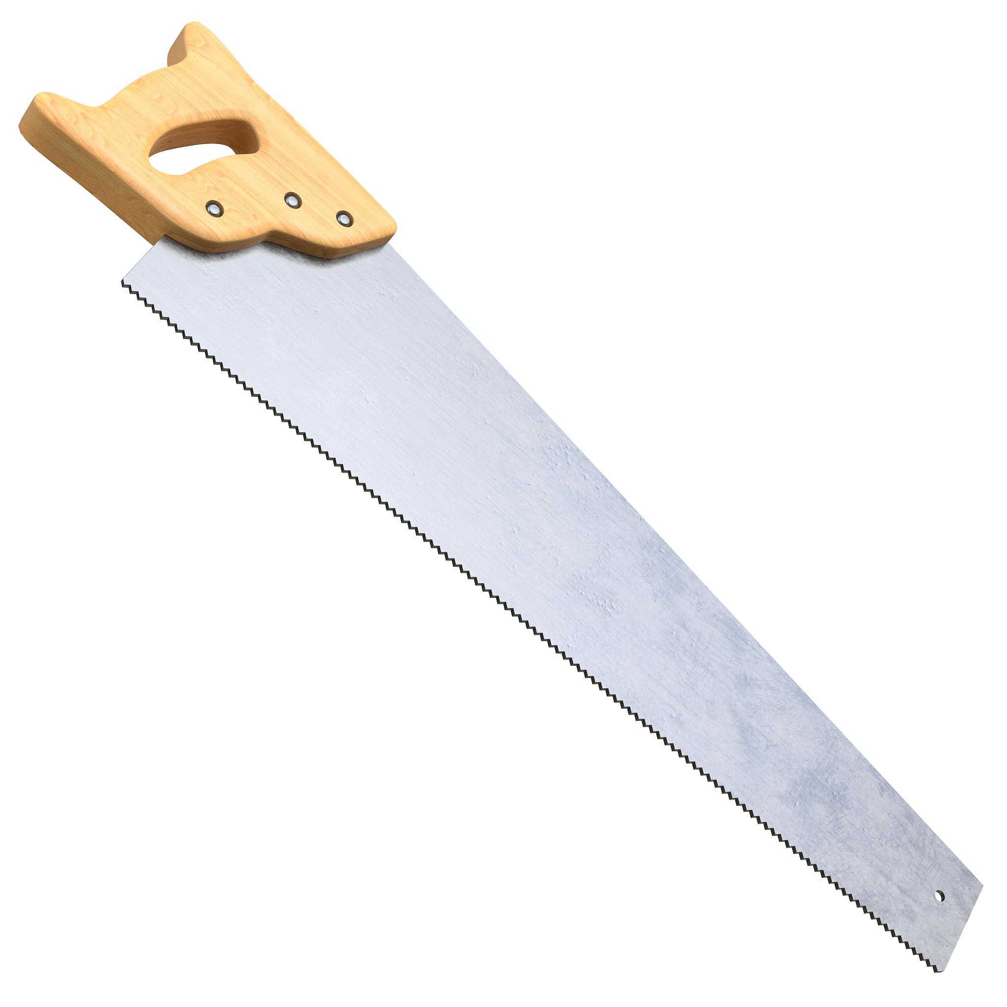 手钢锯锯条安装正确方法：锯条齿尖应该斜向前方