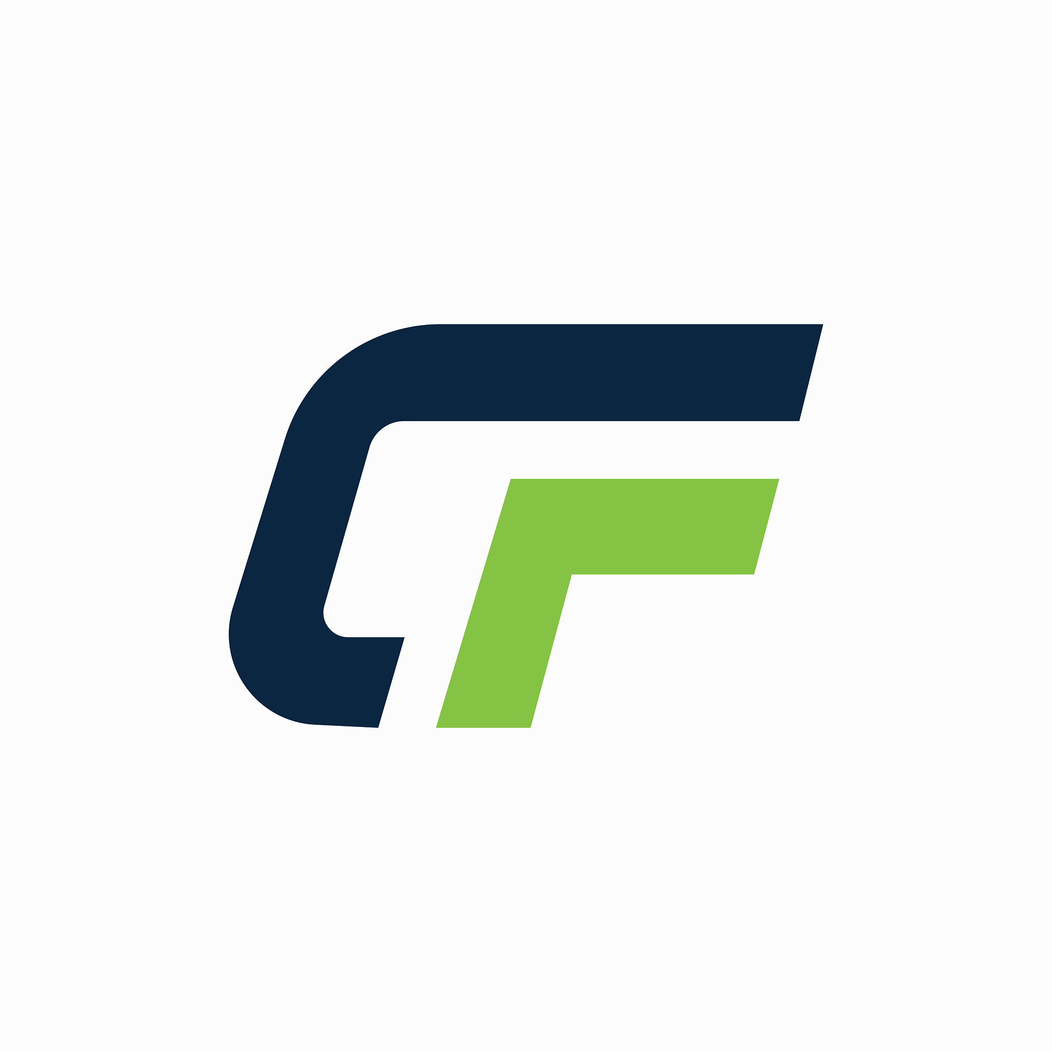 letter cf design logo