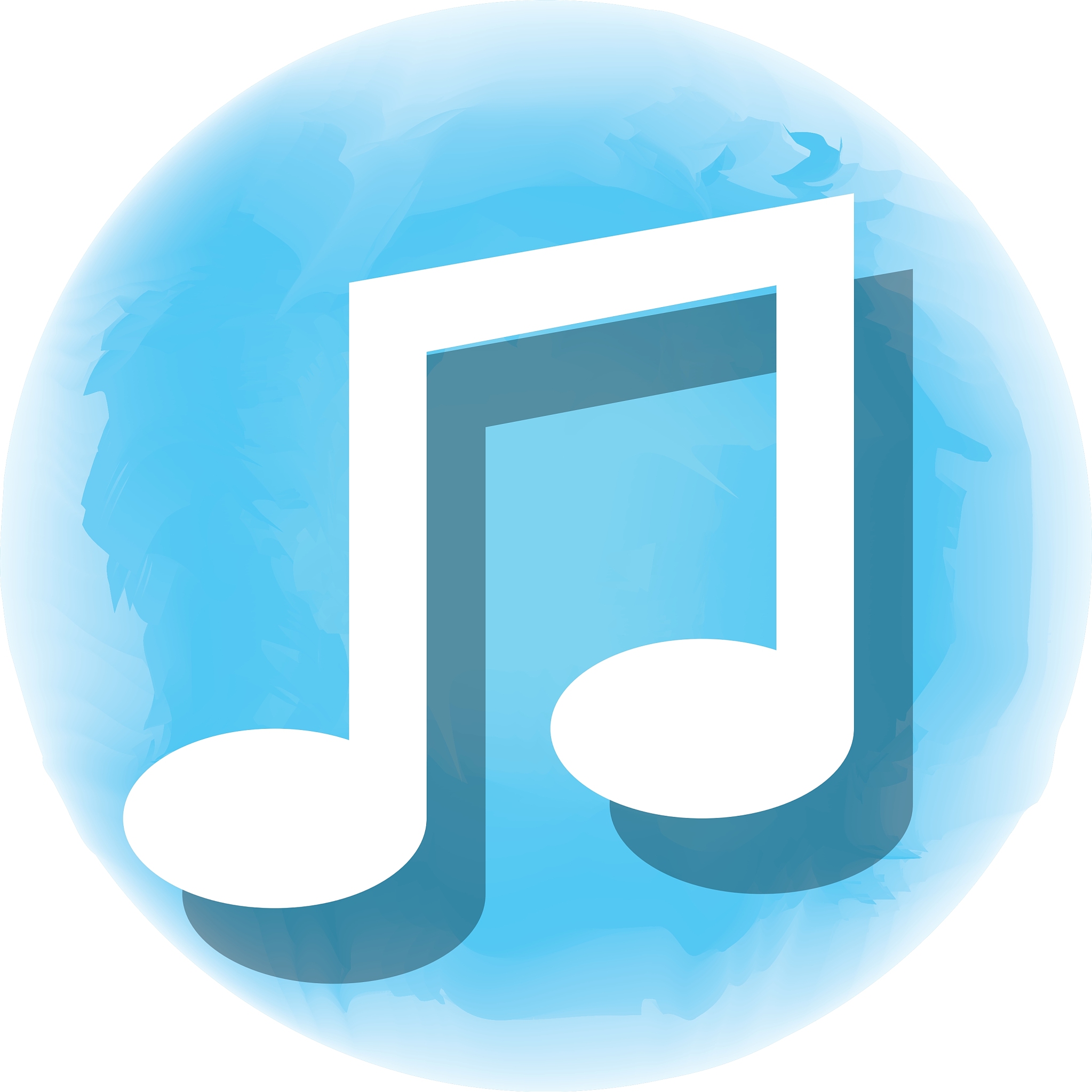 music note isolated icon