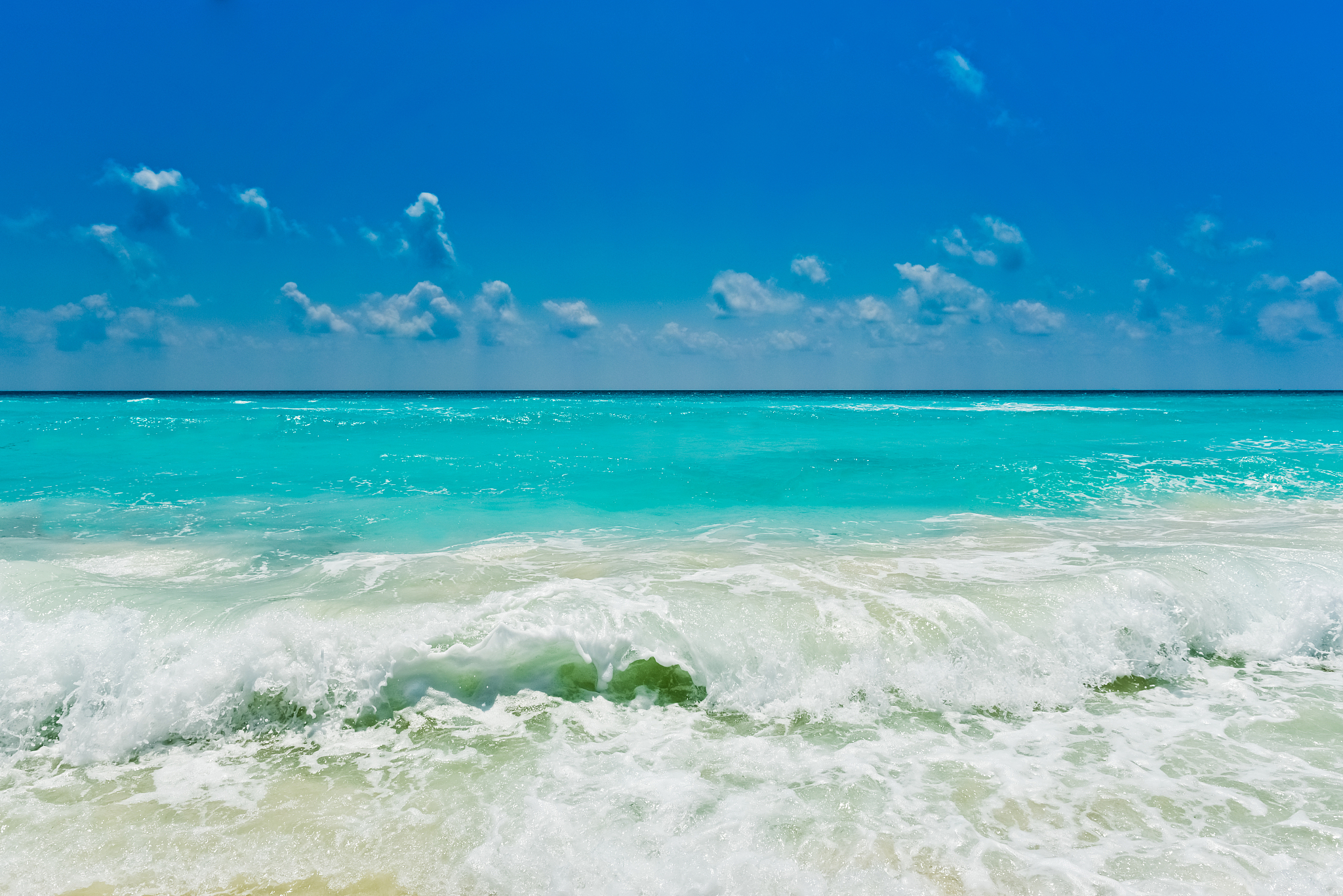 caribbean waves (horizontal)