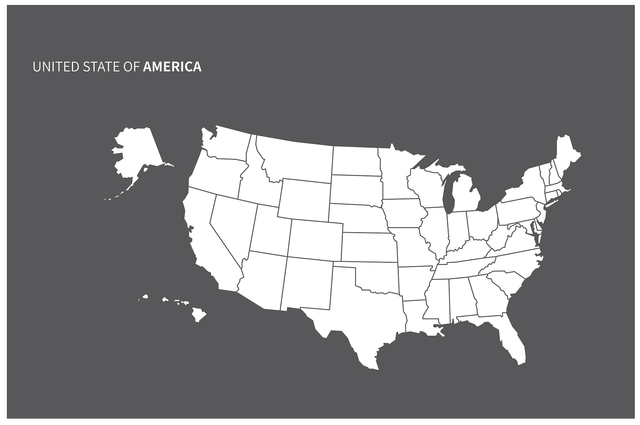 a map of the united states and a map marked by the boundaries of