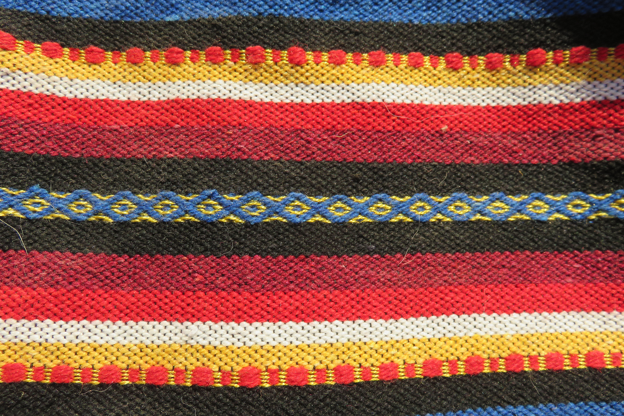 colorful striped fabric