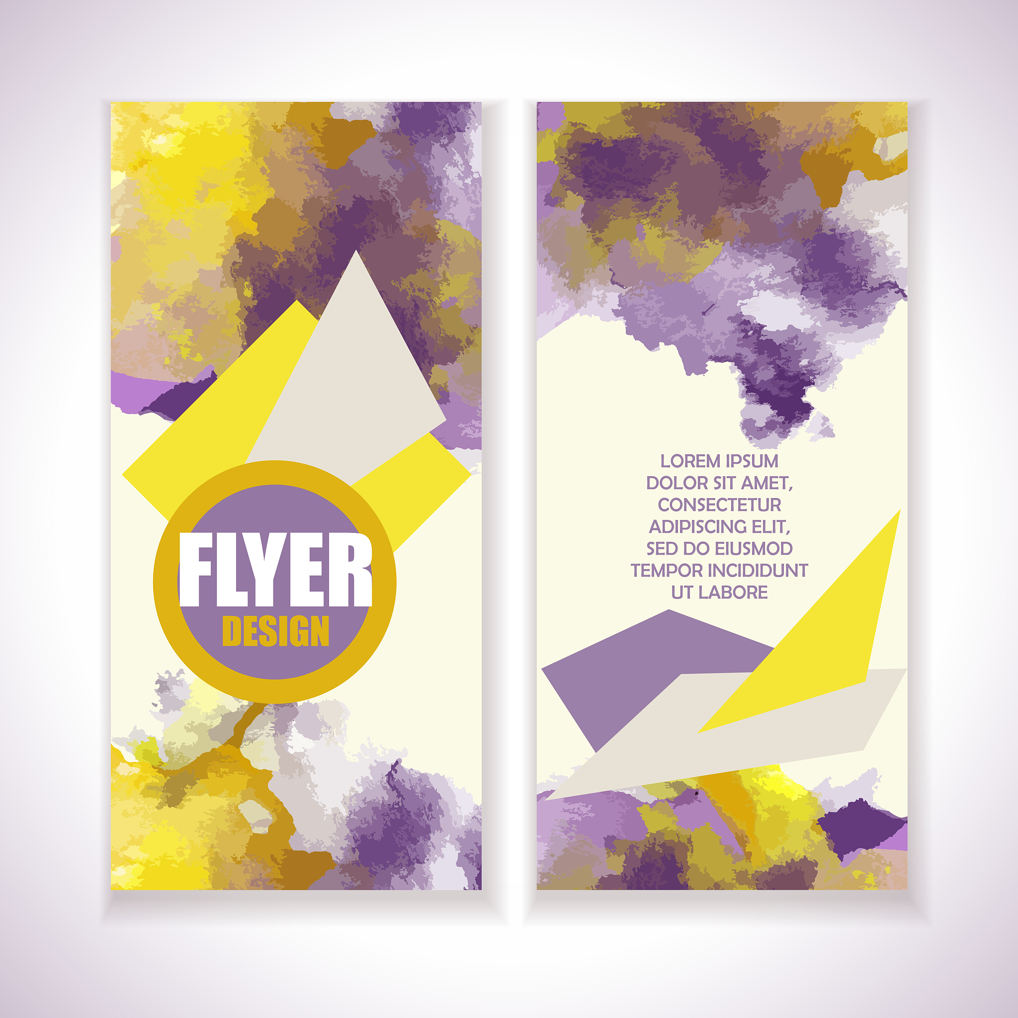 简约风格美术招生海报设计：探索创意人生