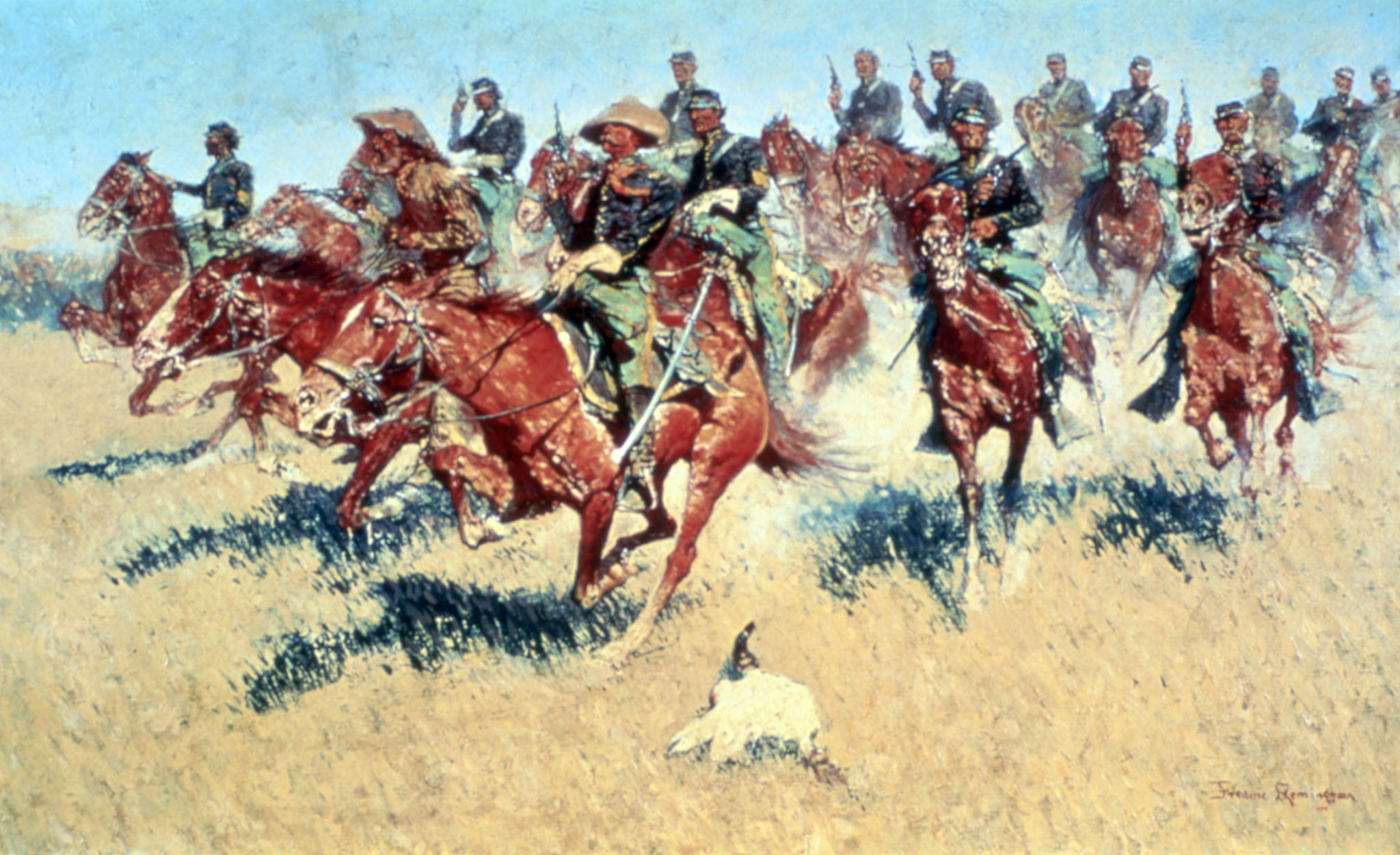 'on the southern plains' by frederic remington