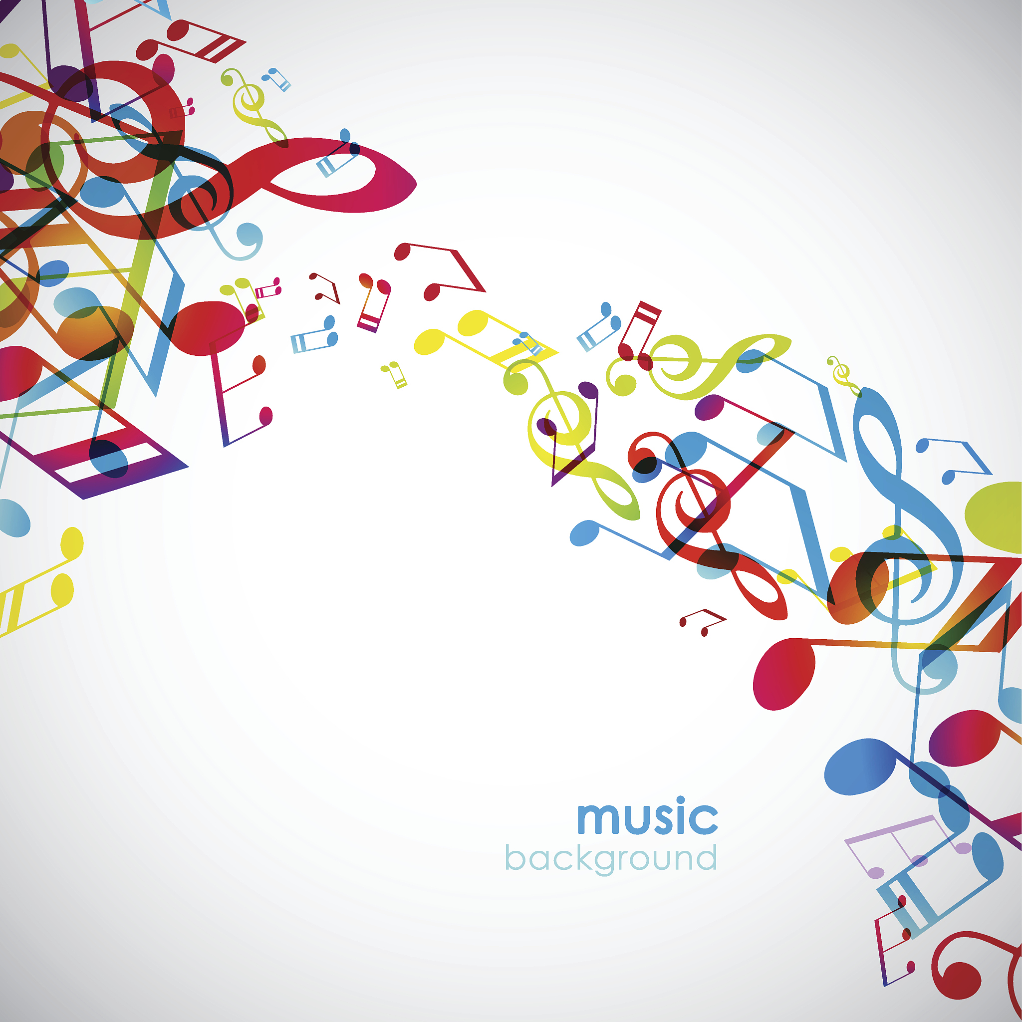 abstract background with colorful tunes.
