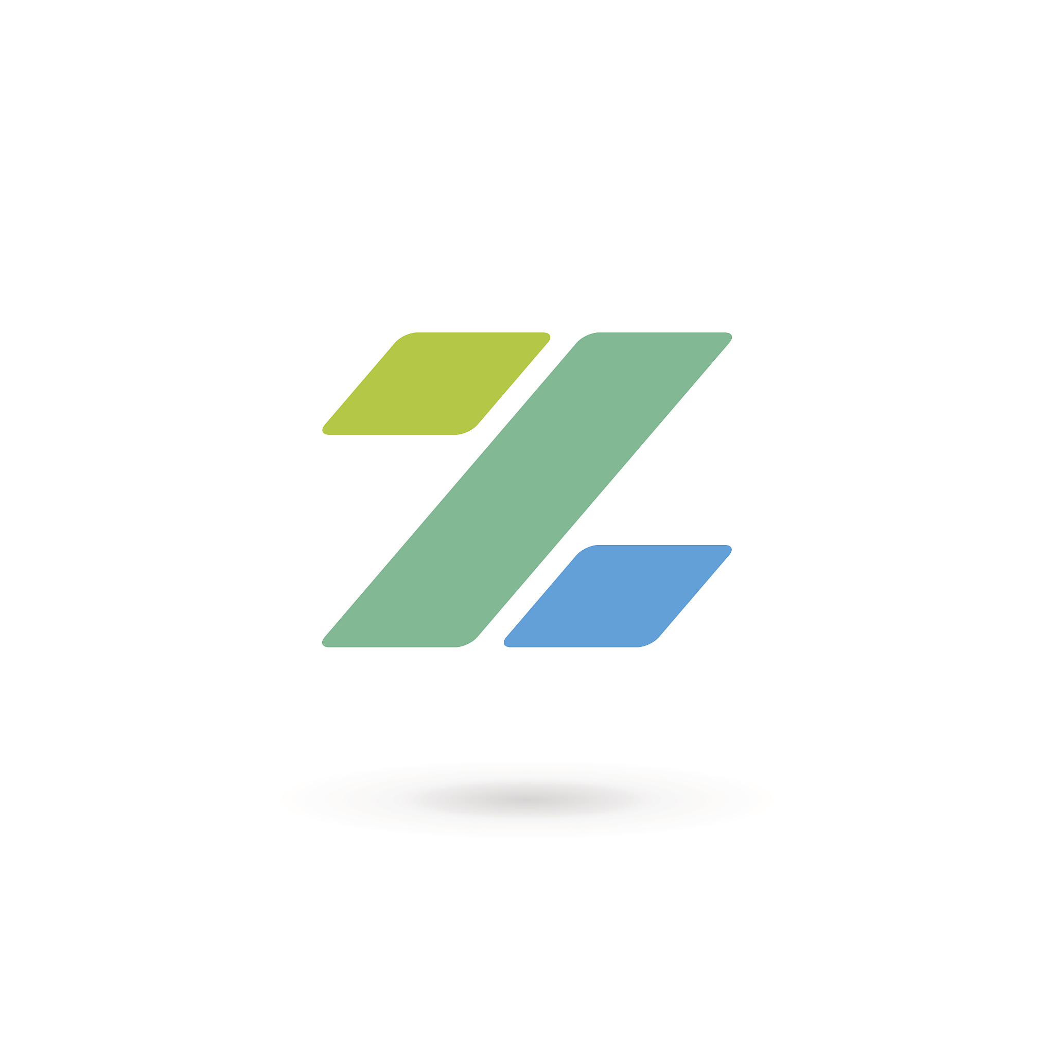 letter z percent emblem icon design template elements